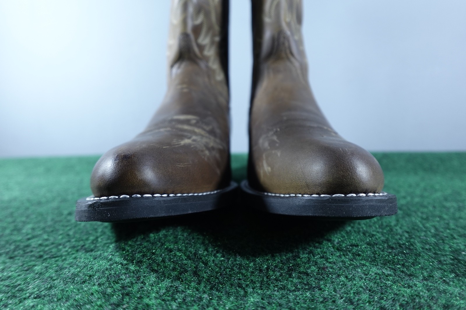 Ariat Heritage R Toe 34725 Brown Leather Western Boots Men 13 D Cowboy
