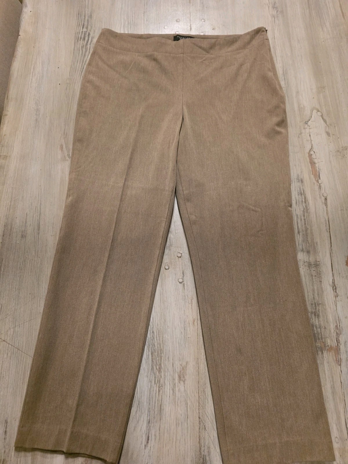 Refined Bi Stretch Tailored Slim-Leg Pant Heritage Size 16 Brown