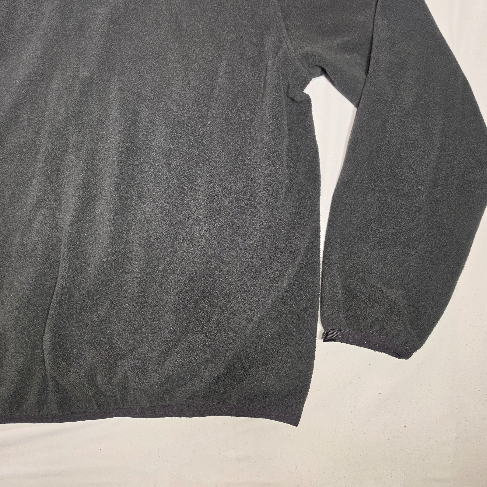 Spyder Jacket Mens X-Large Black Full Zip Pockets Fleece Jacket Stitched Logos