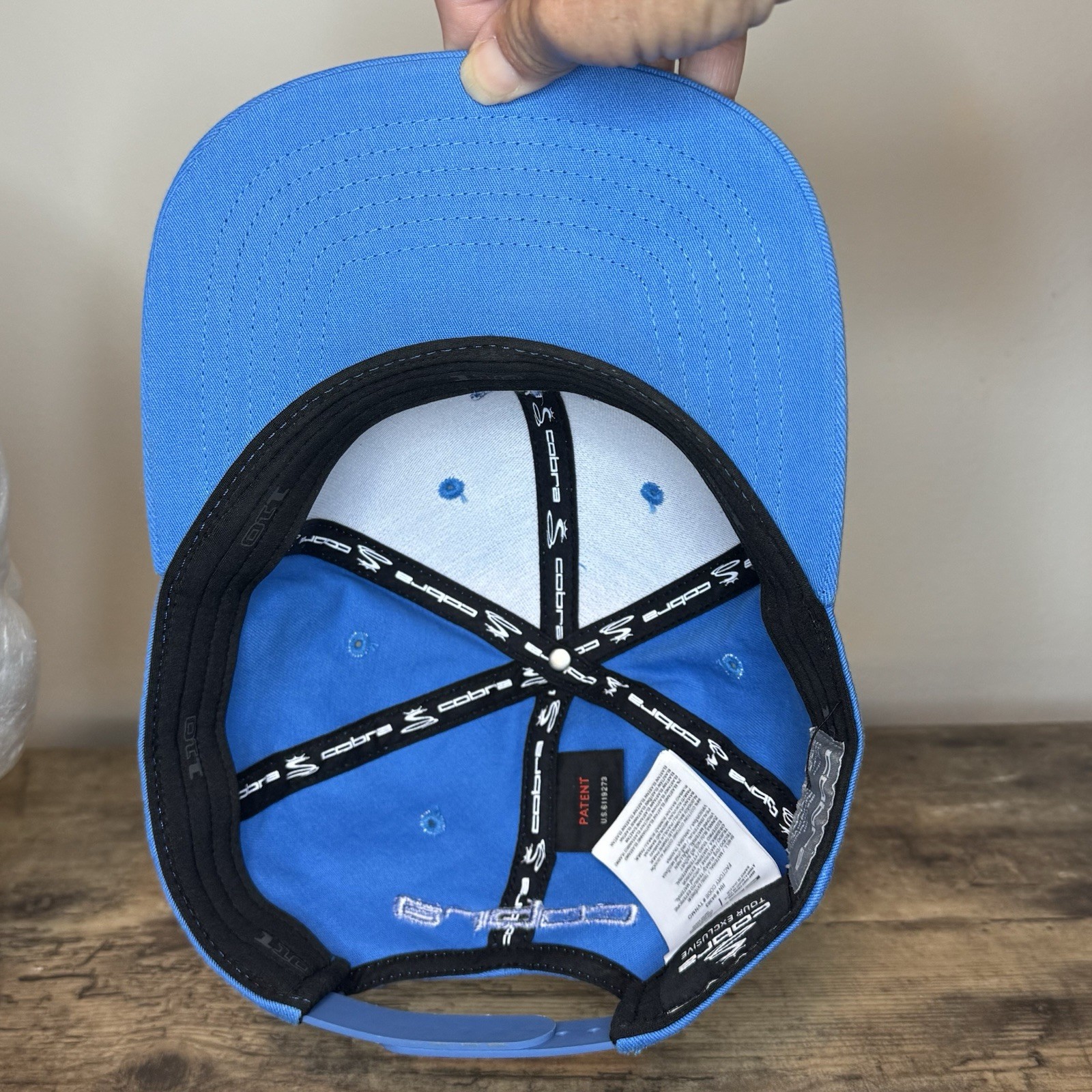 King Cobra Puma Golf Snapback Hat Cap Blue Tour Exclusive Adjustable One Size