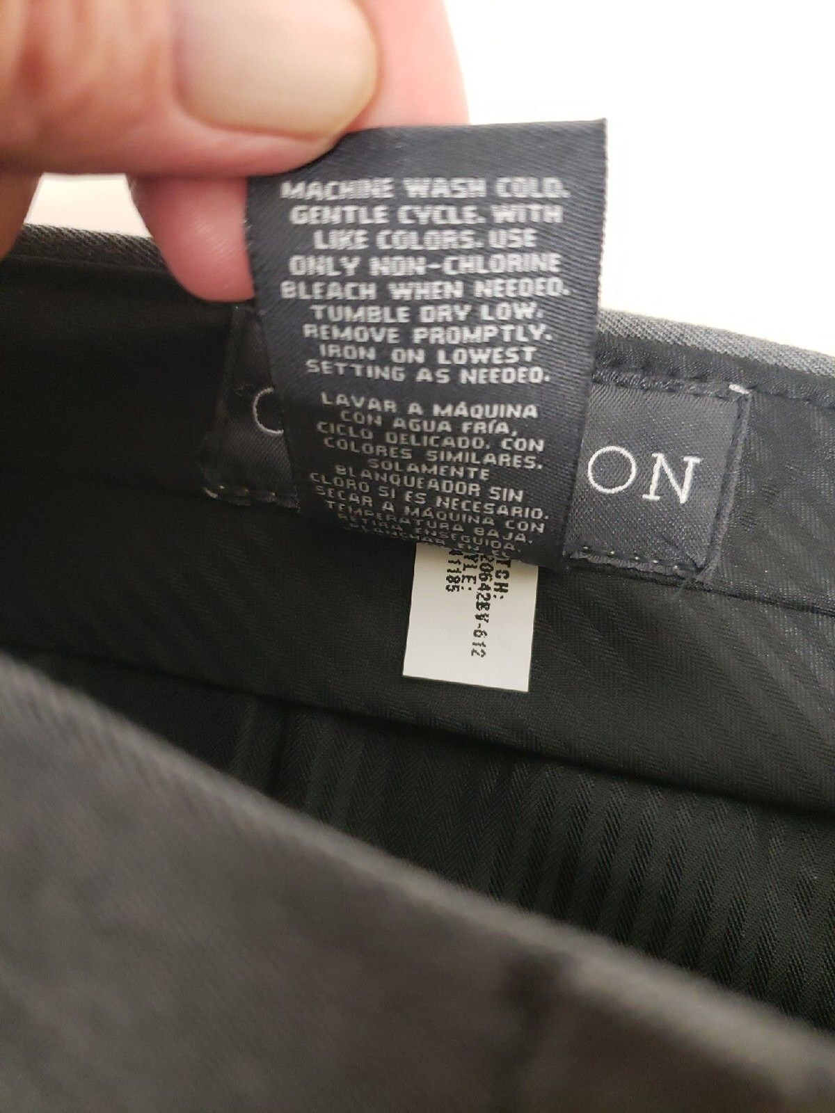 Covington Mens Classic Fit Gray Dress Pants Pleated With Cuffs Sz 30×30 NWT