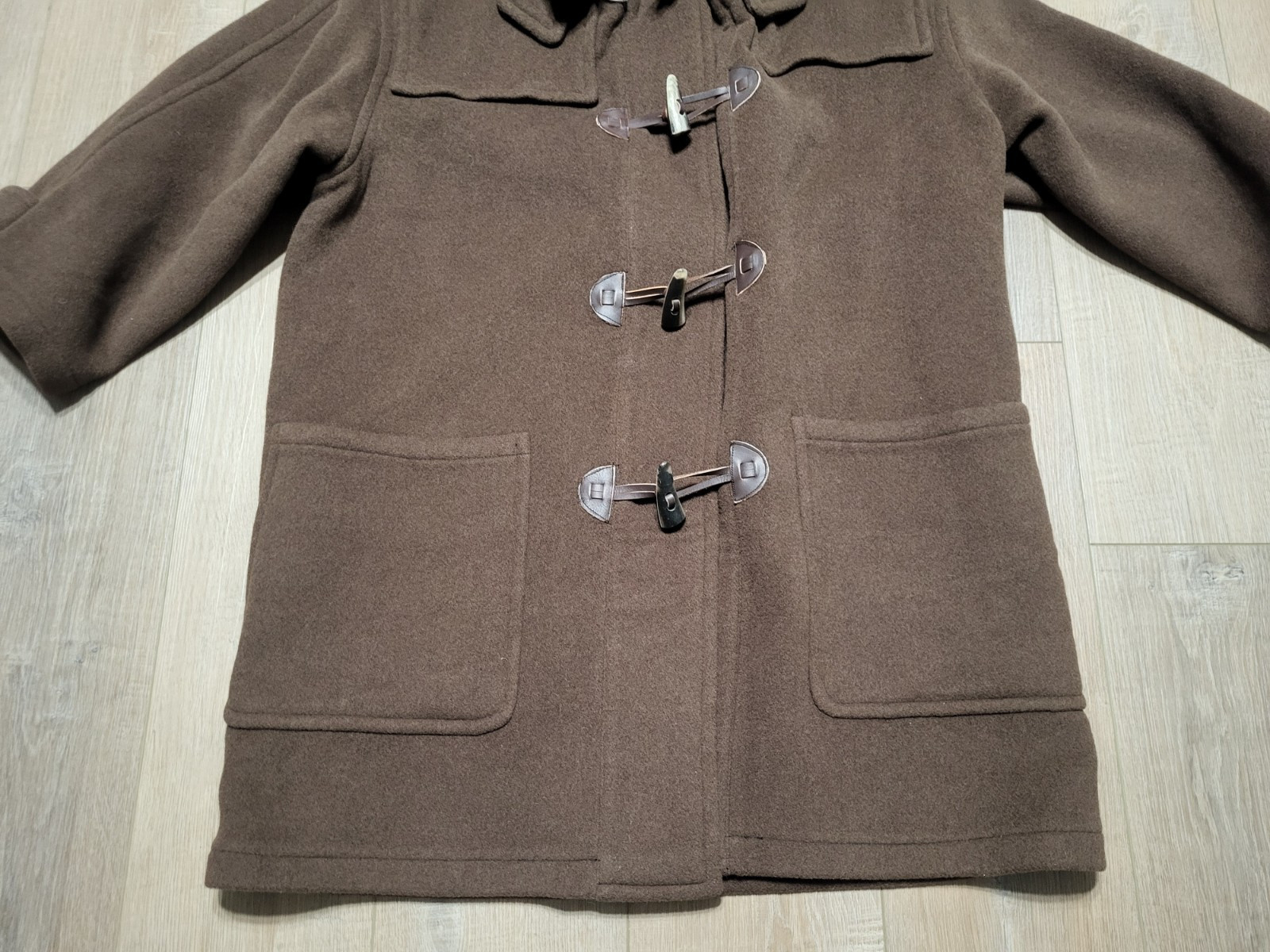 Vintage Griffe Duffle Coat Toggles Wool Cashmere Womens Italian Size 50 US:14 XL