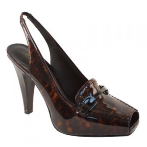 $180 JESSICA BENNETT Guepard Heels ~ NEW Tortoise 6.5
