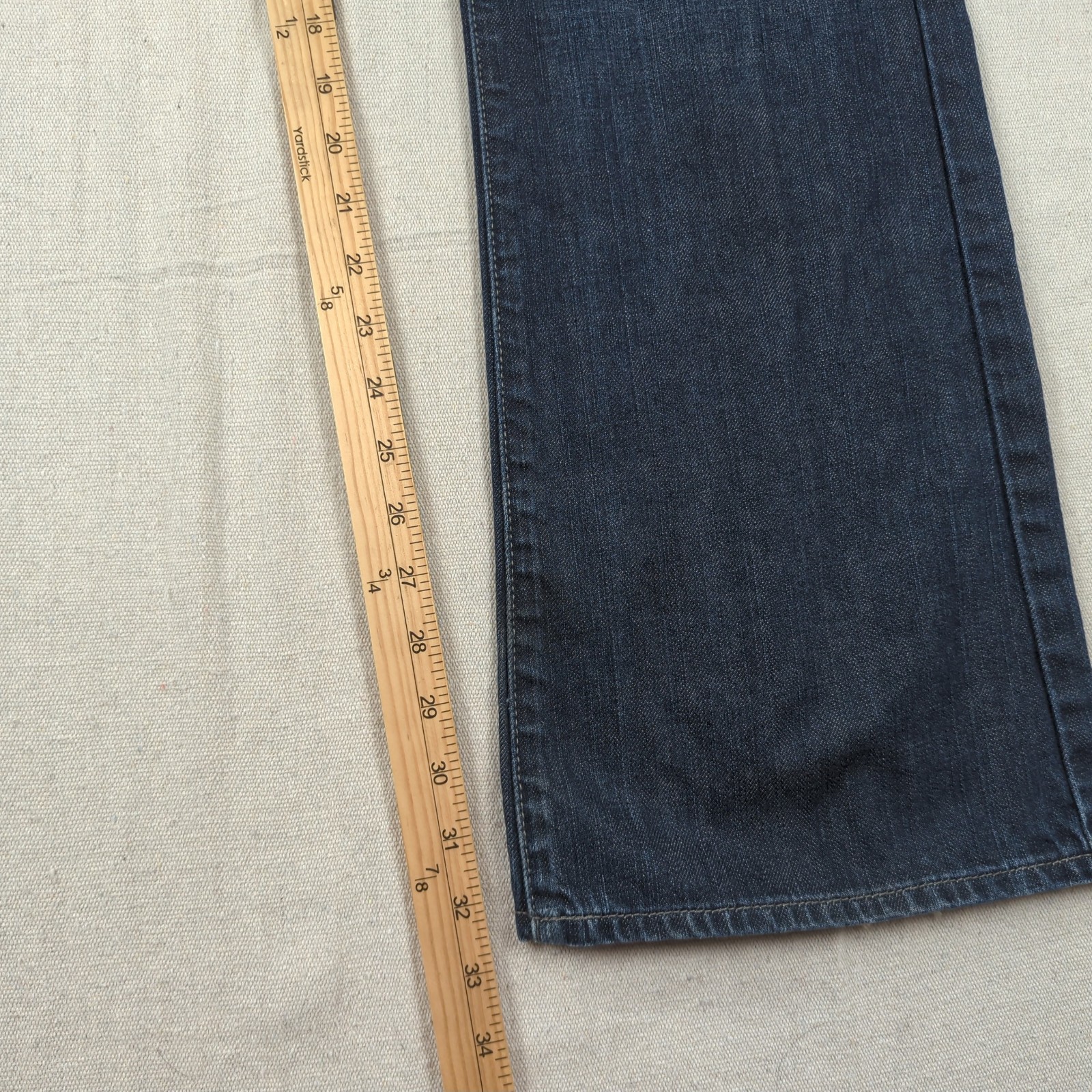 Guess Jeans Mens 34×33 Blue Falcon Boot Cut Dark Wash Western Cowboy