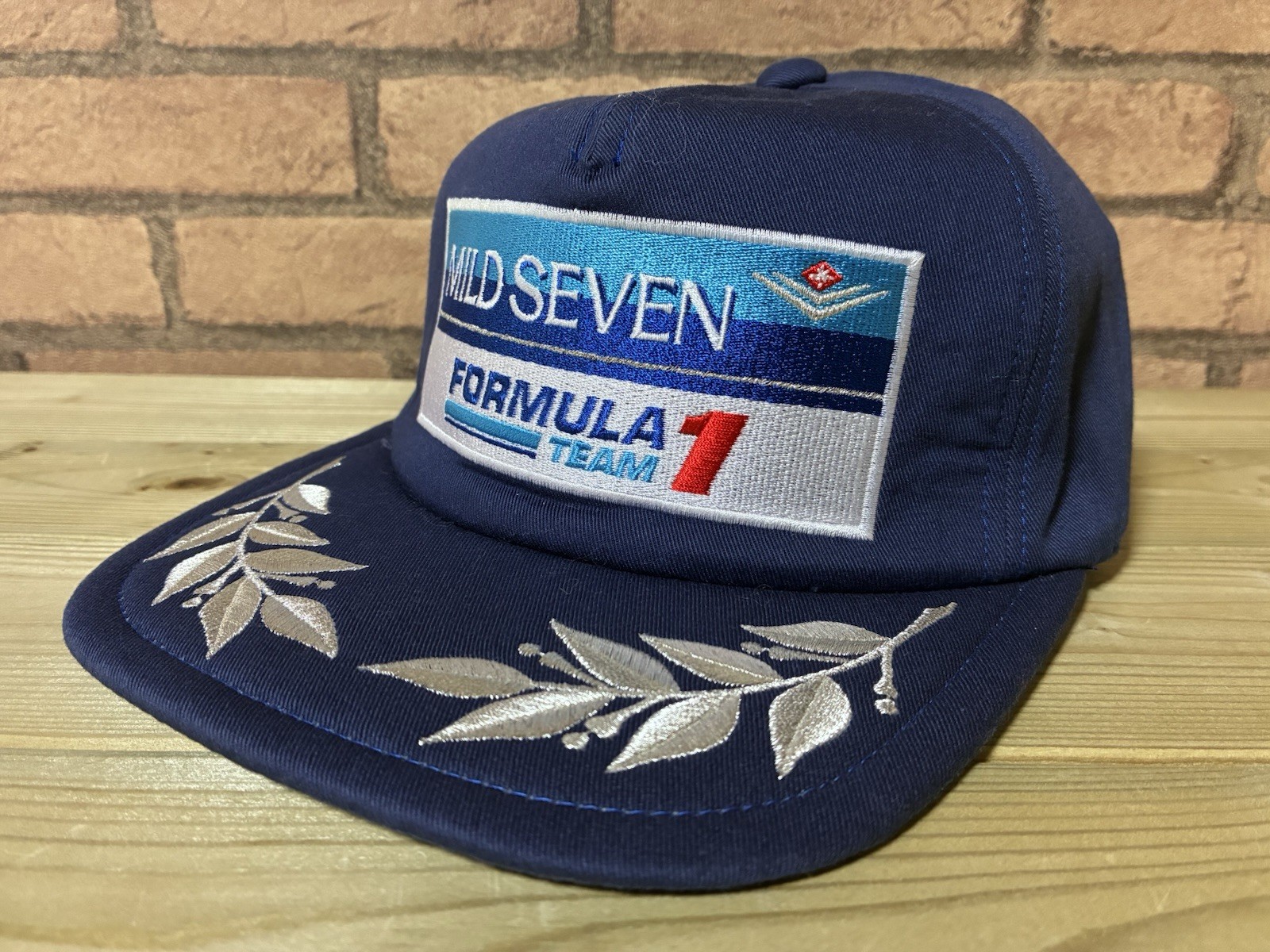 Mild Seven Formula 1 Racing Team Hat Cap One Size Blue Vintage 90’s Adjustable