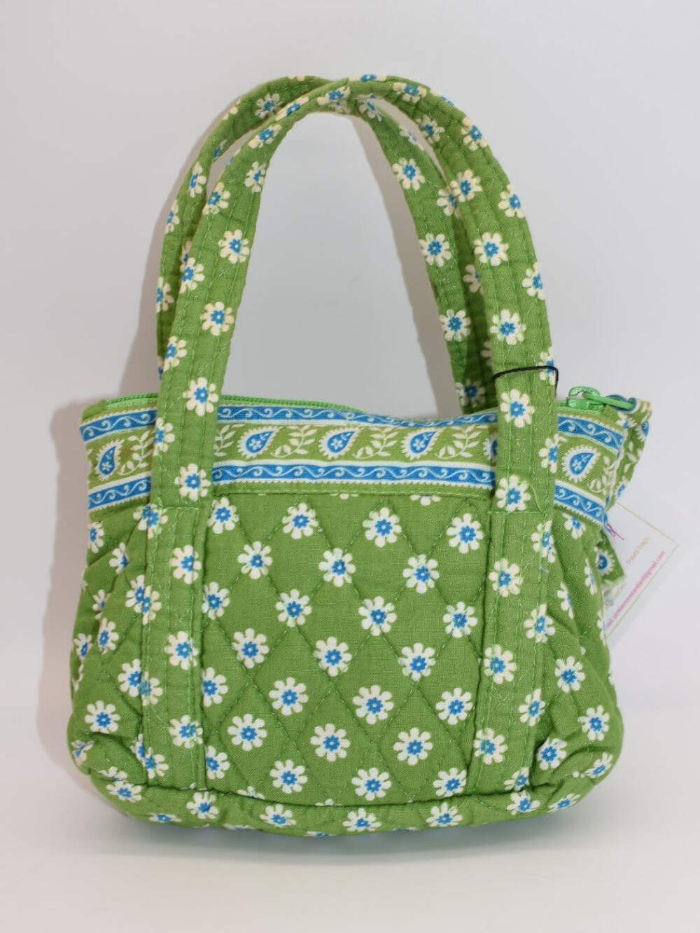 Vera Bradley Little Bitty Betsy Bag in “Apple Green” Pattern