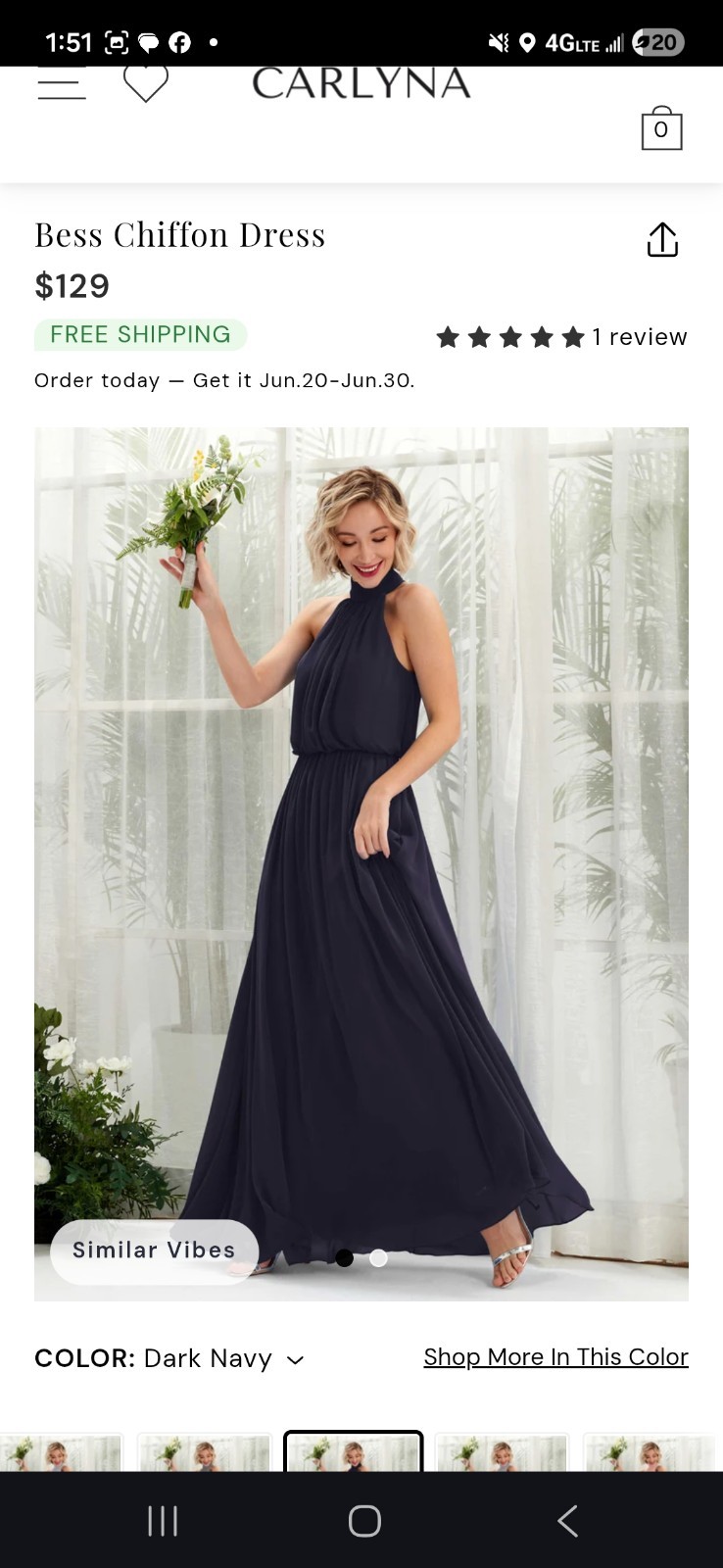 Carlyna Dark Navy Chiffon Halter Maxi Dress Small Sleeveless Ruffle Solid