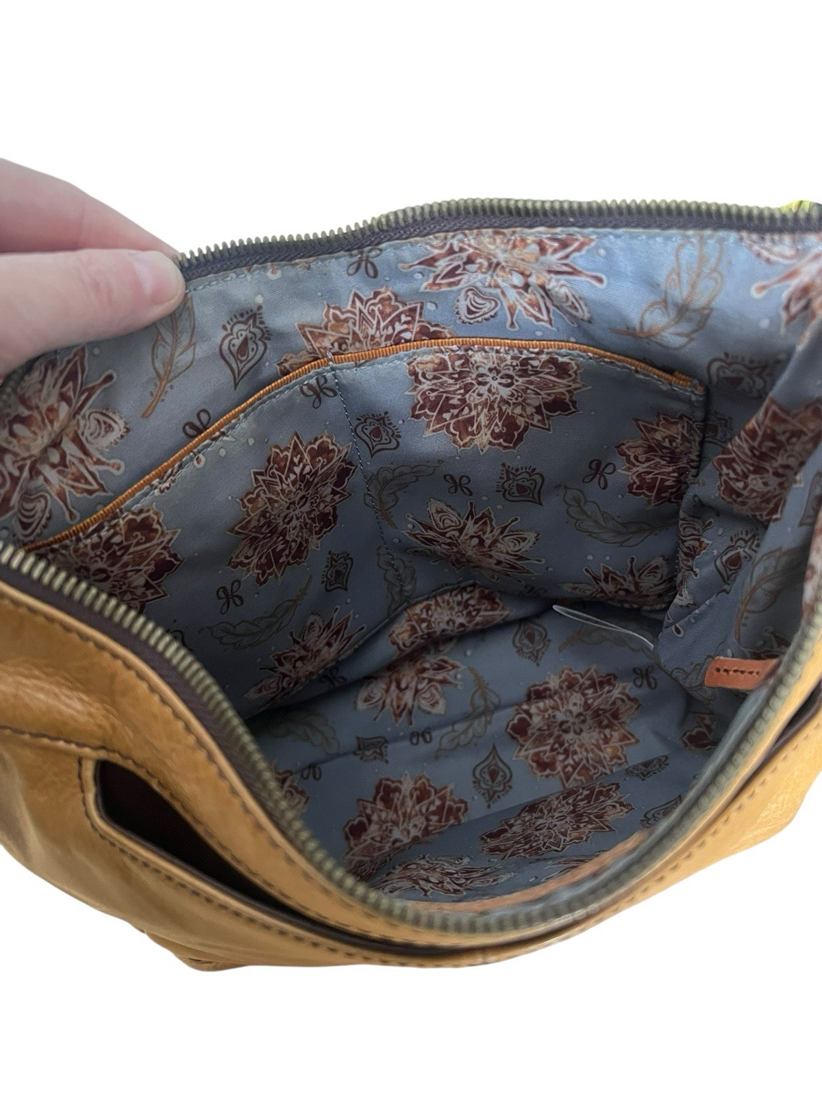 HOBO THE ORIGINAL International Crossbody Aviva Leather Handbag Purse Bag