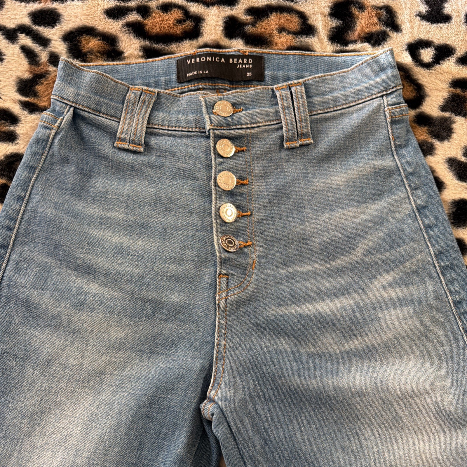 Veronica Beard Skinny Flare High rise, Sz 25