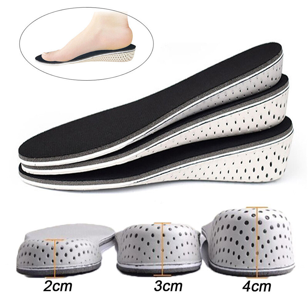 Invisible Insole Heel Lift Insert Shoe Pad Height Increase Cushion Taller Unisex