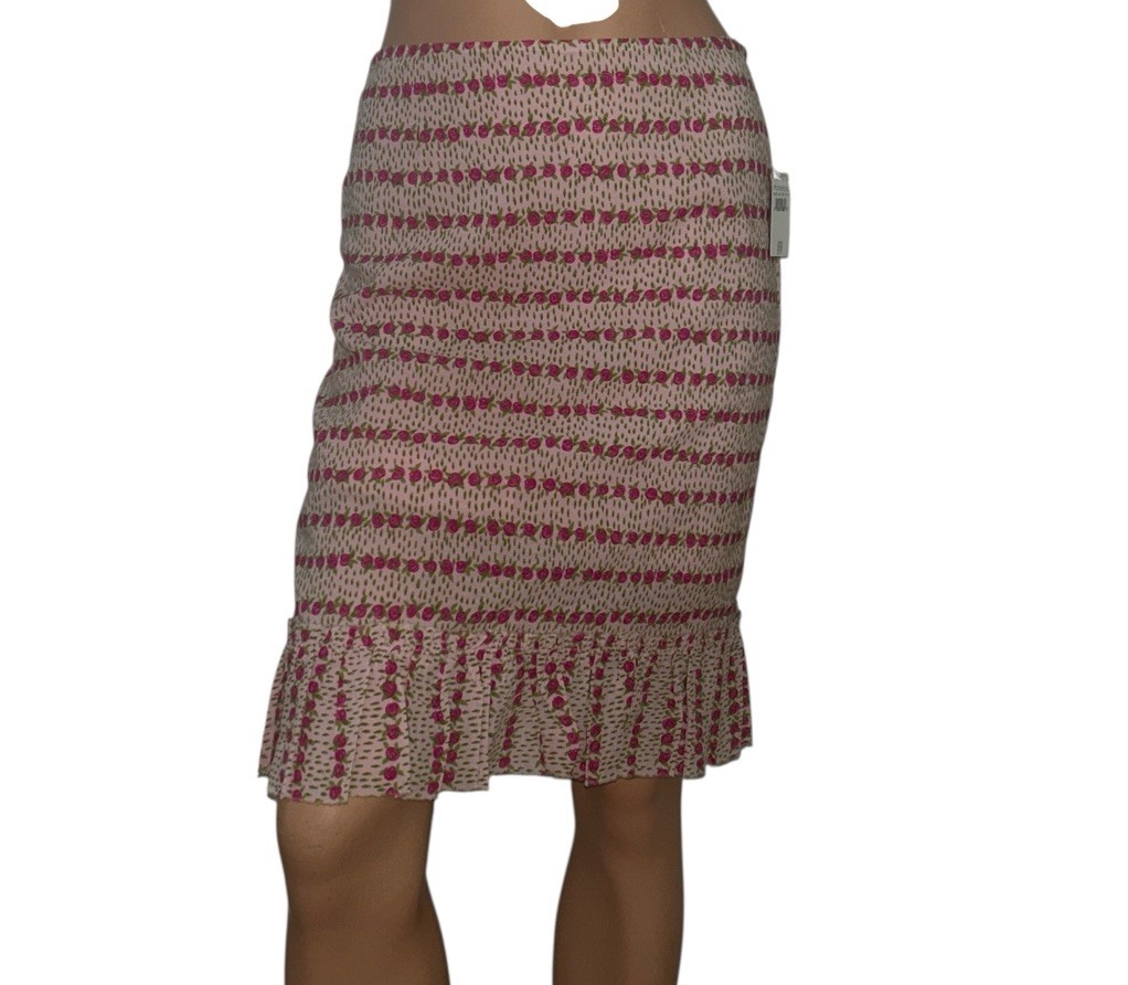 MOSCHINO Cheap & Chic 2-piece Set Skirt And Top Size 6 Floral Nwt