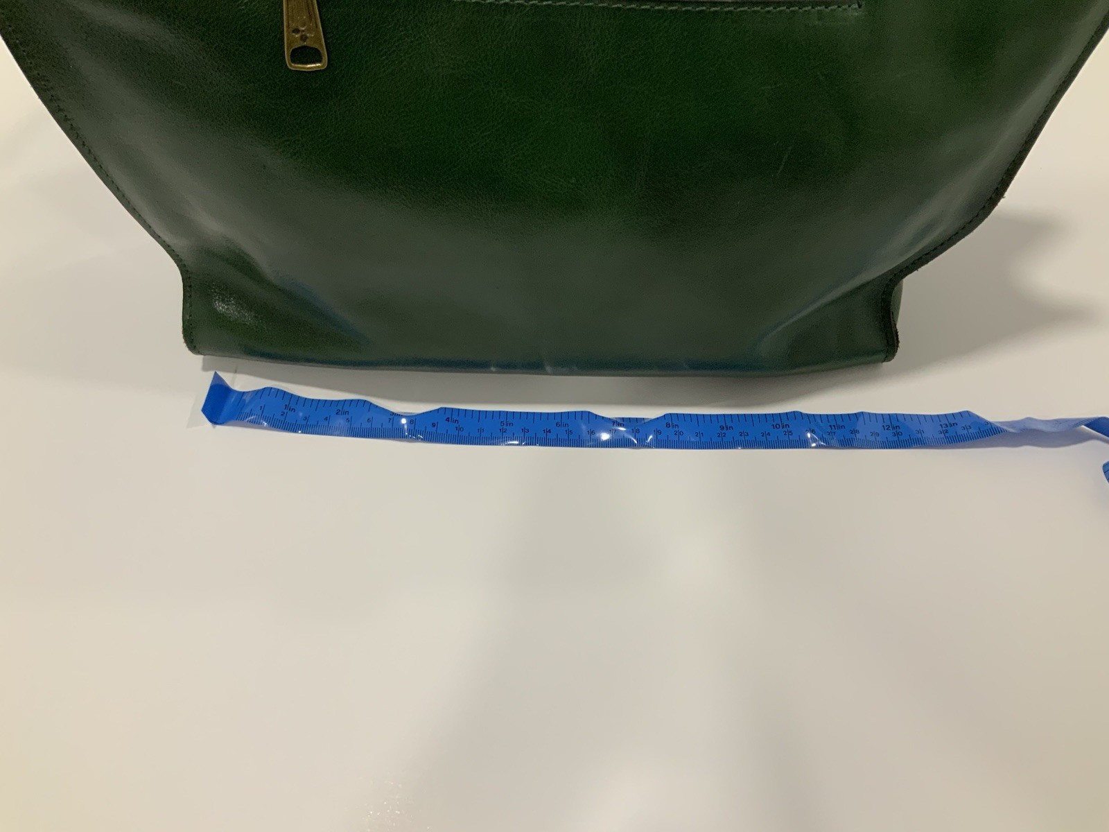 Patricia Nash Green Leather Studded Tote Shoulder Bag