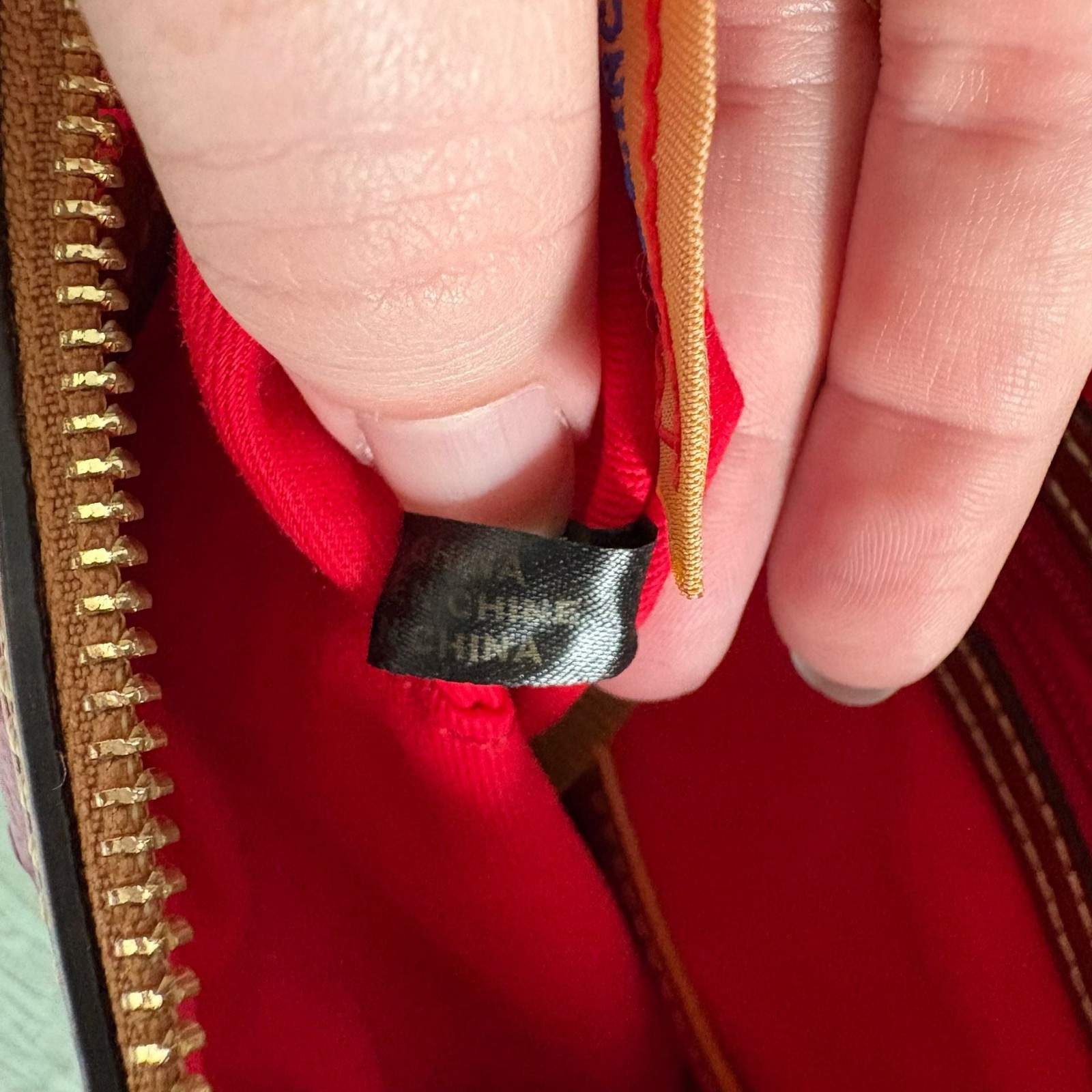 Dooney & Bourke Ostrich Embossed Leather Hobo Shoulder Bag in Fuchsia