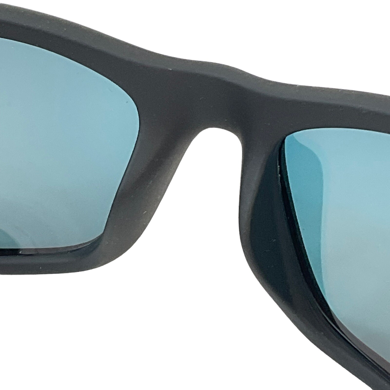 Panama Jack Men’s Sunglasses Polarized Black Frame Wrap Sport Orange Lenses Nwt
