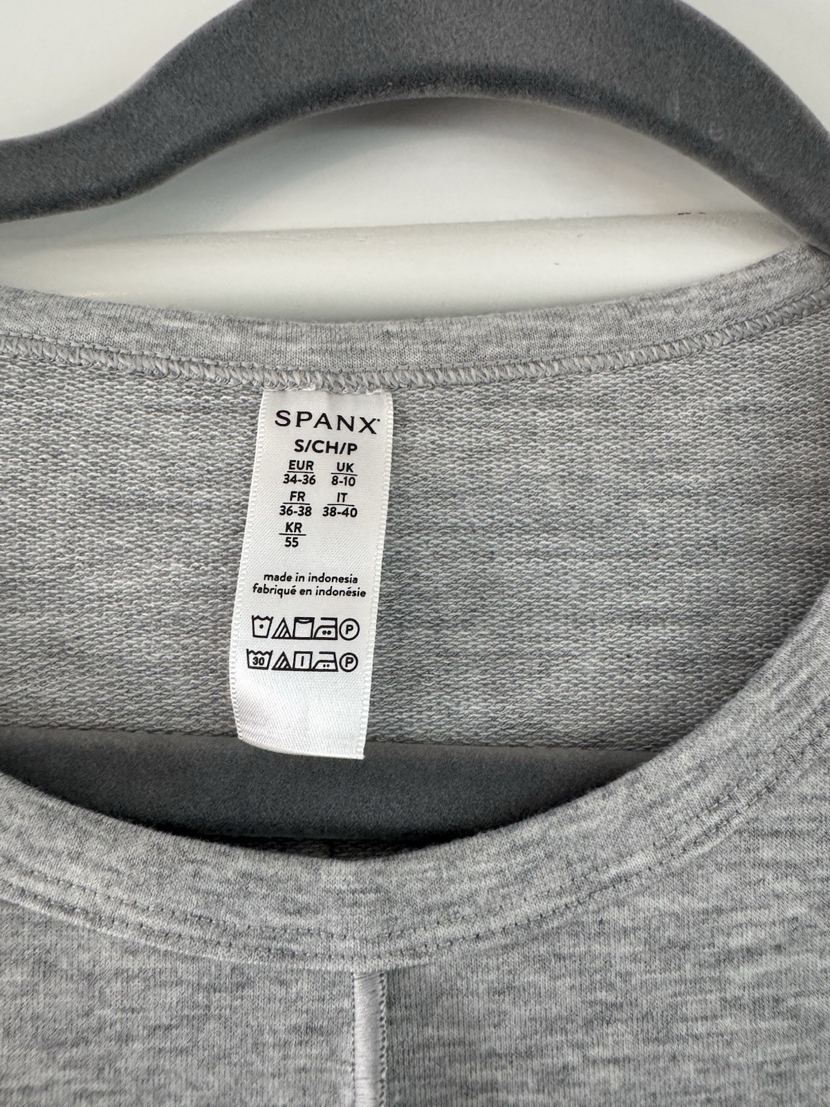 (1) NWT Heather Grey and (1) NWOT Black SPANX Oversized Small Dolman Sweatshirts