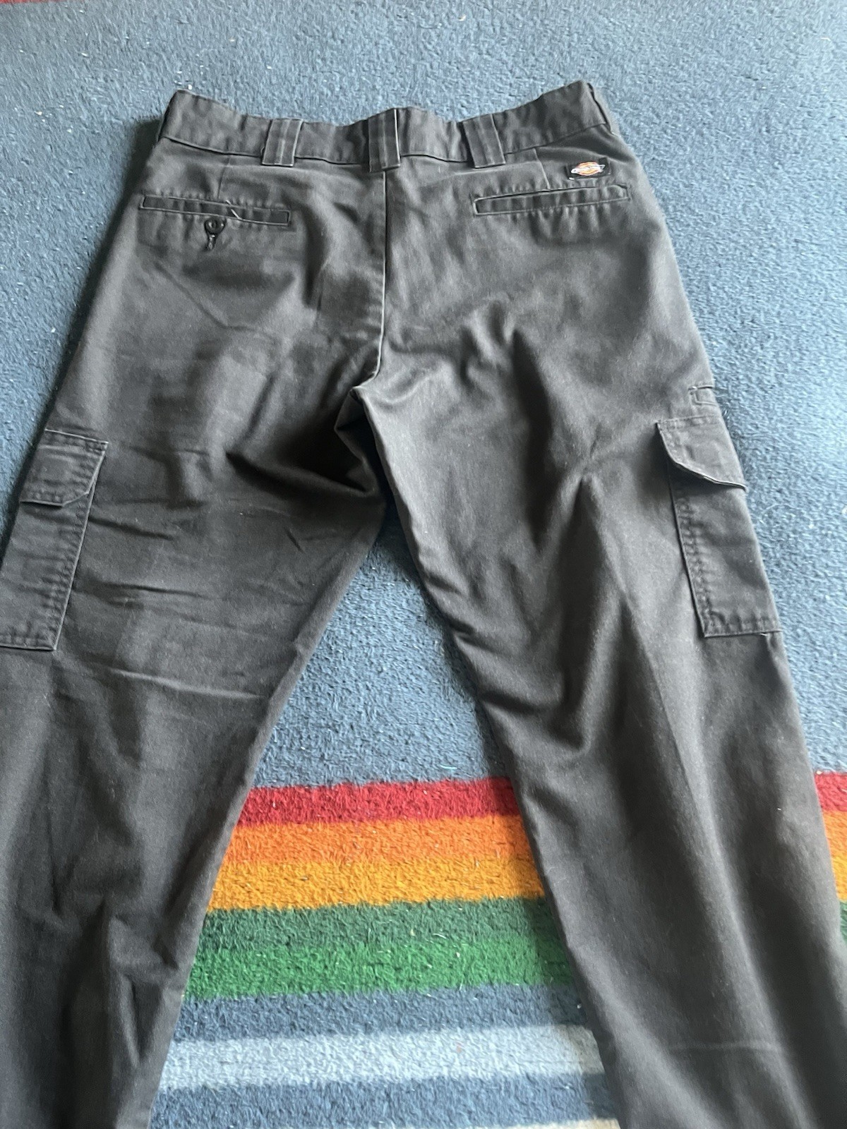 Dickies FLEX Men’s Cargo Work Pants Black 34×30 Cotton/Poly Twill