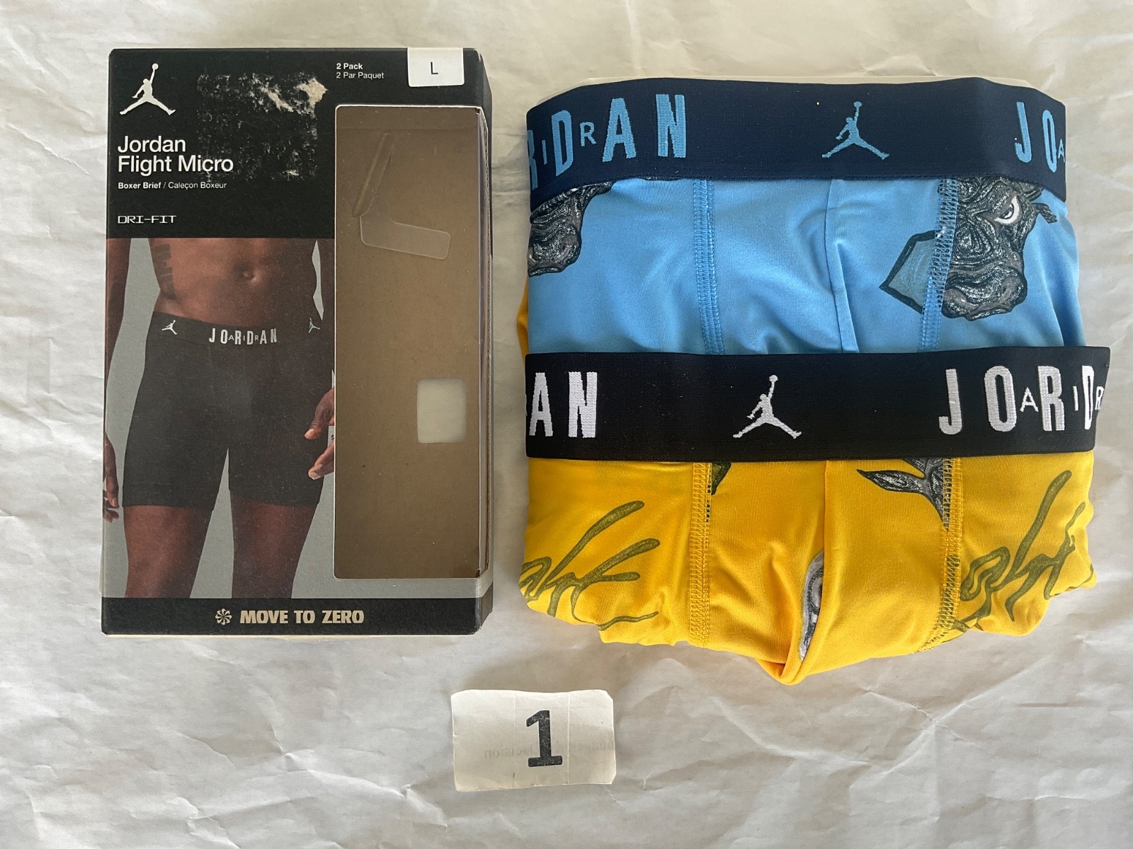 Nike Jordan Flight Micro 2 Pack Boxer Briefs New Men Black Yellow Blue Red