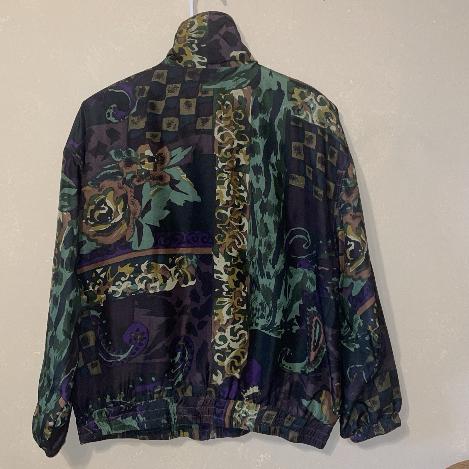 Fundraiser EVR Silk Women Medium Bomber Print Jacket