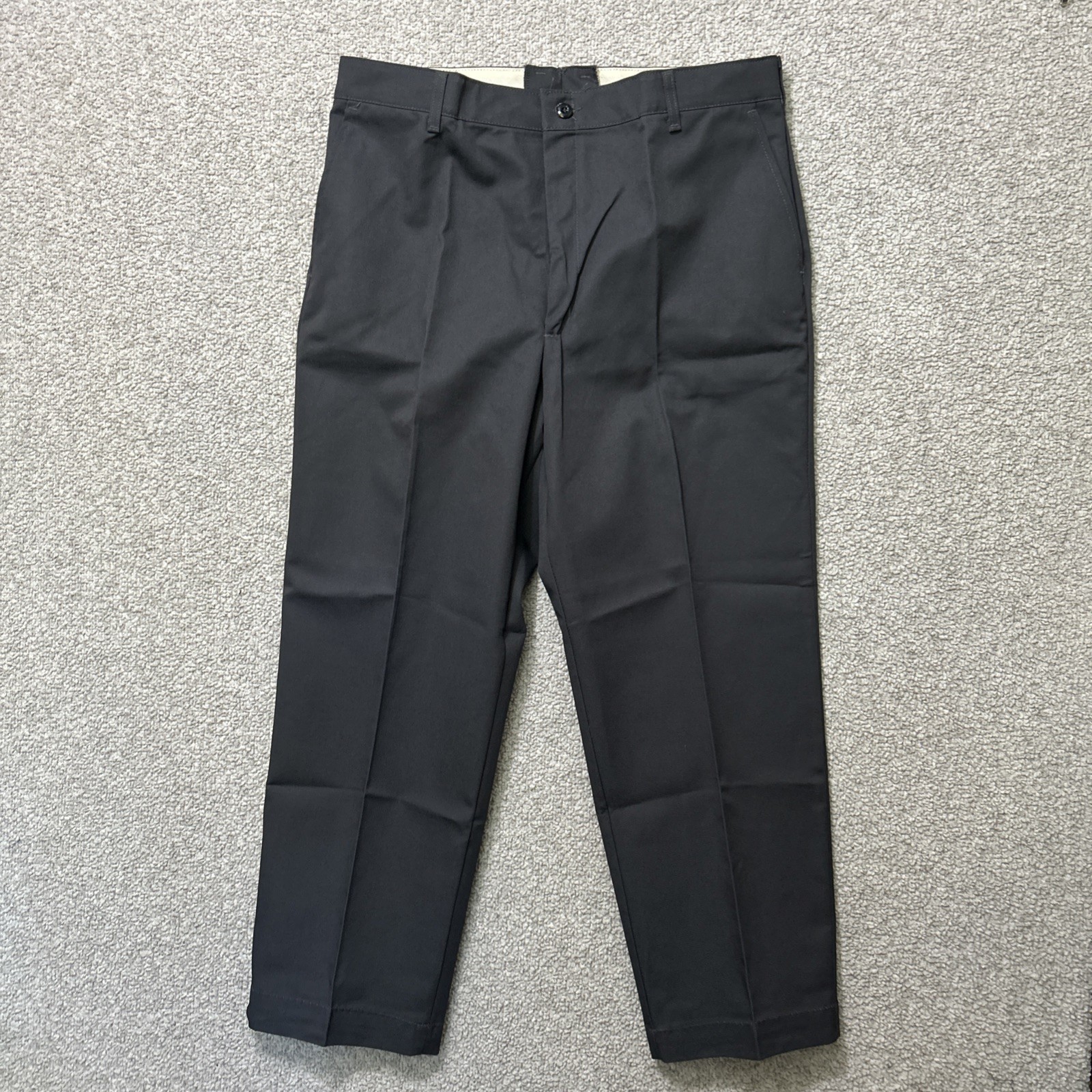 Red Kap Pants Mens 38×30 Navy Blue Twill Workwear Straight Leg PT20CH9