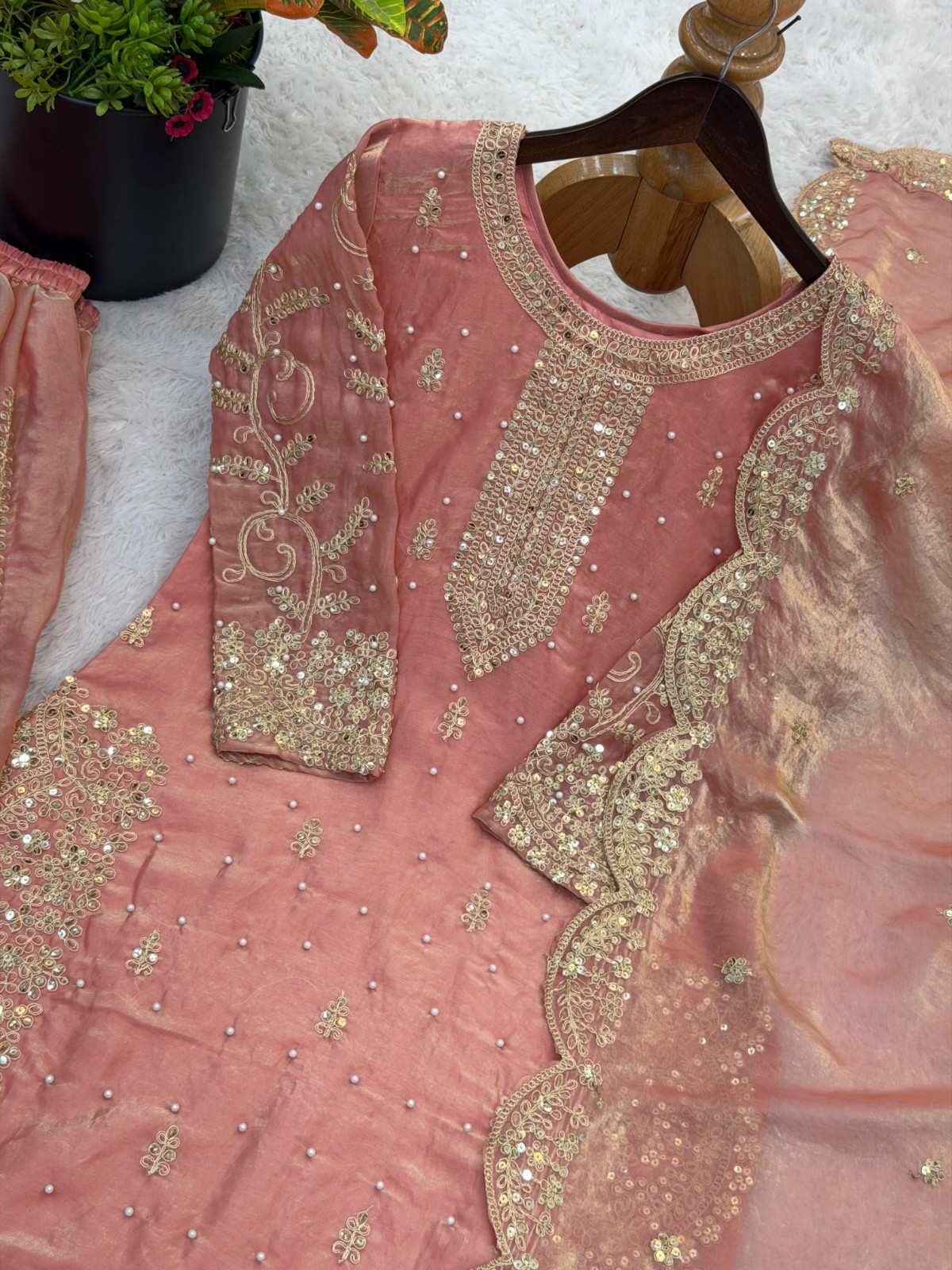 Salwar Kameez Indian Pakistani Wedding Party Wear Dress Bollywood Sharara Suit