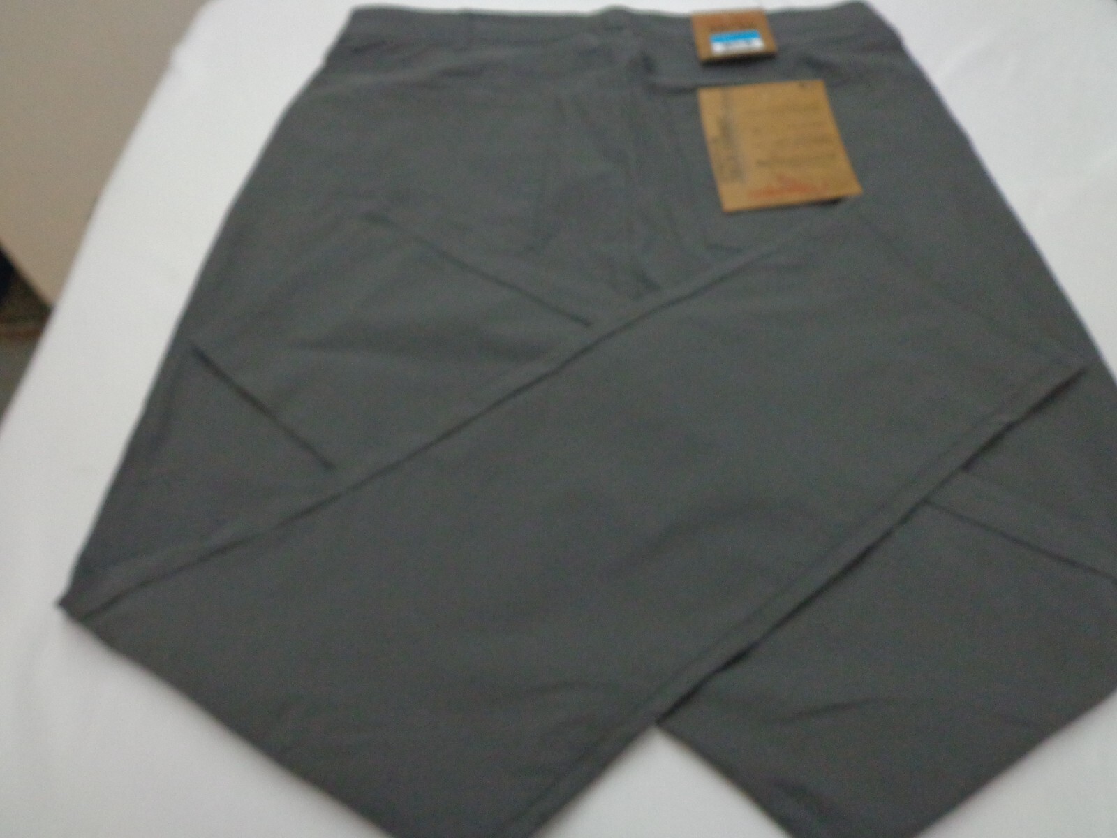 DENALI Charcoal Sky Gray Tech Fabric Stretch Pants NWT 36/32 MSRP $54