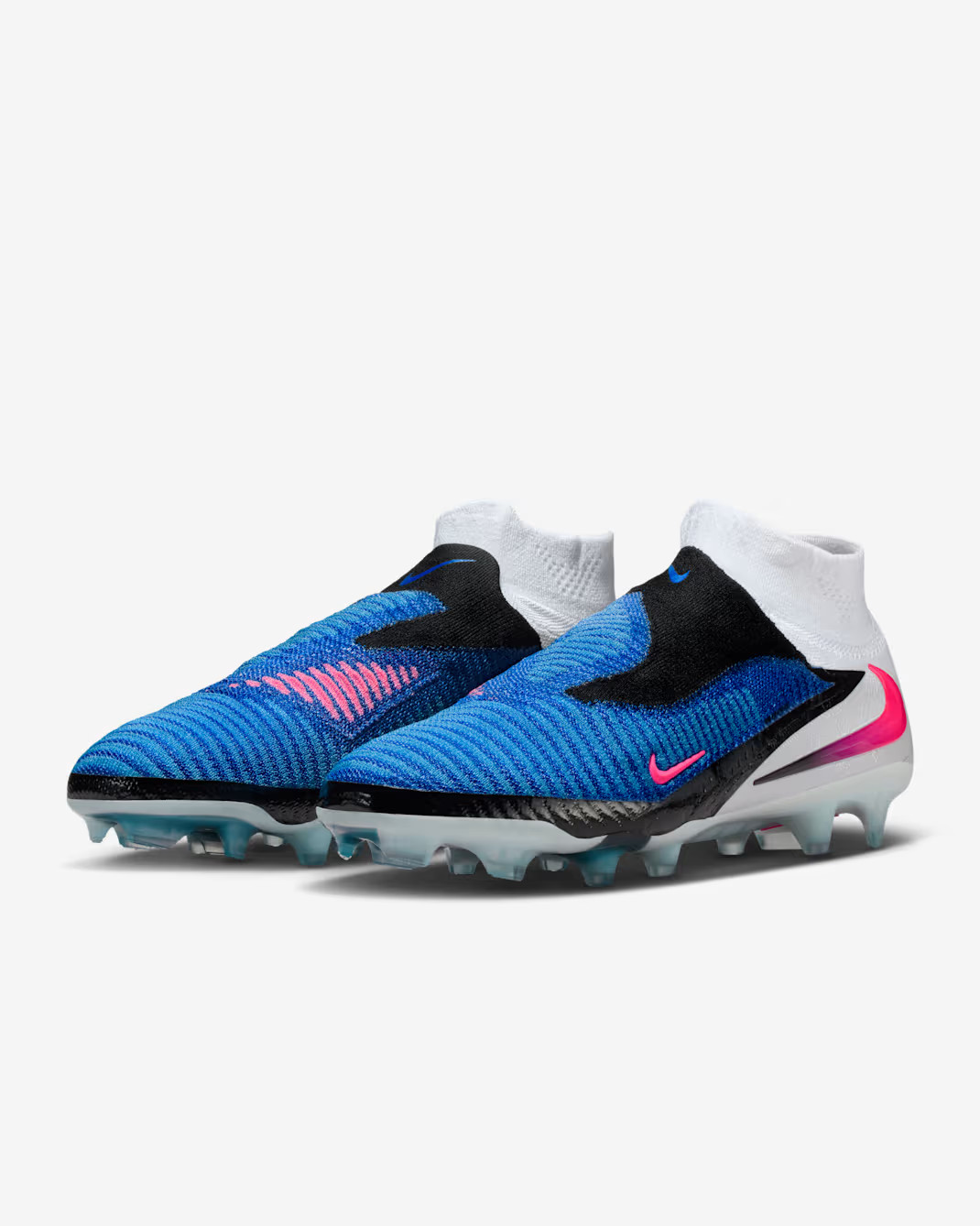 HJ2147-446 Nike Phantom 6 High Elite Racer Blue White Pink Blast (Men’s)