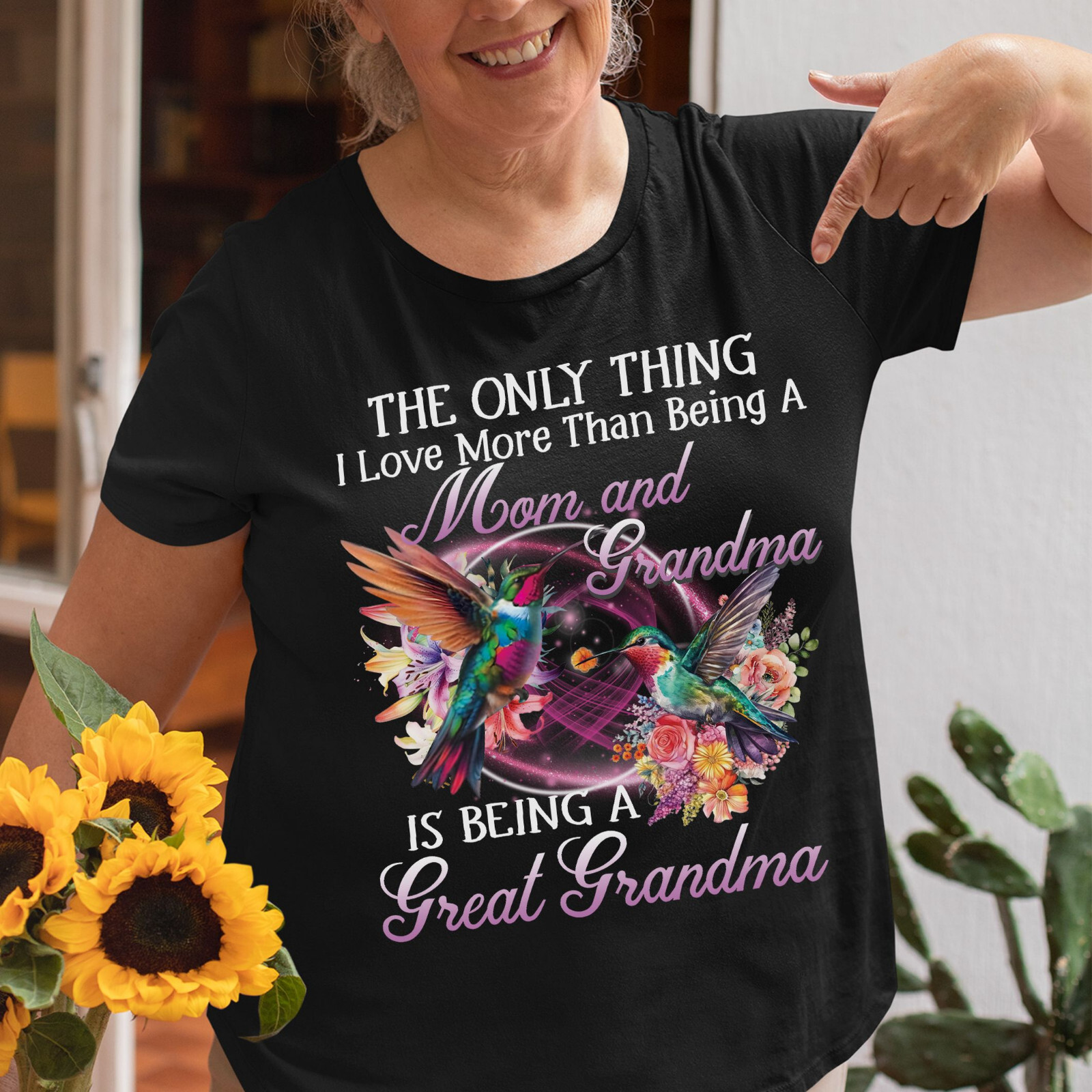 The Only Thing I Love More Than Being Mom Grandma Is Being A Great Grandma Shirt