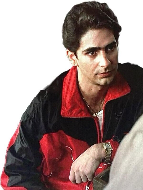 The Sopranos Christopher Moltisanti’s Inspired Tracksuit in Red & Black For Men