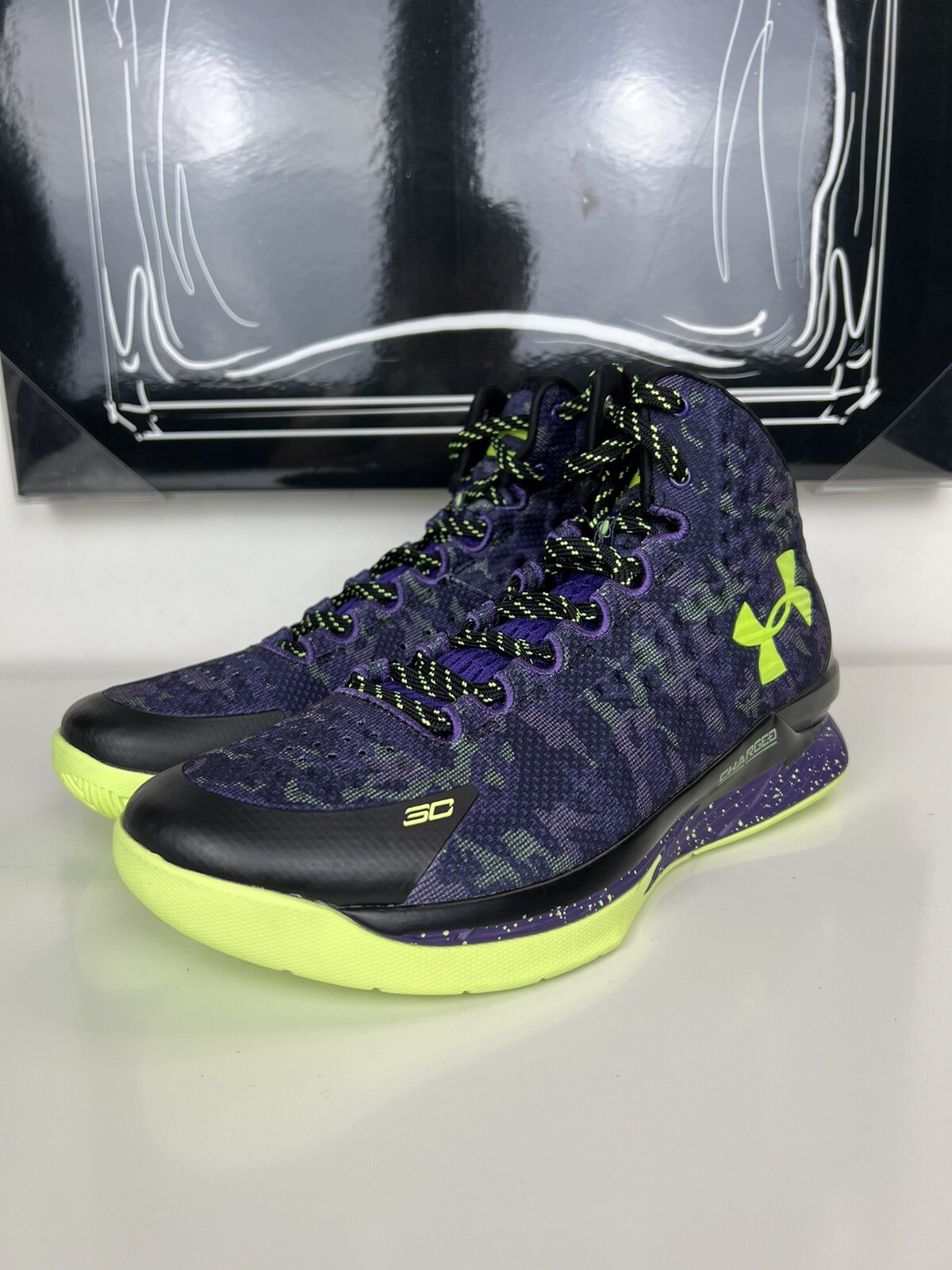 Under Armour Curry 1 “Dark Matter” MVP All Stars 3026049-001 Men’s Sz 8.5 / W 10