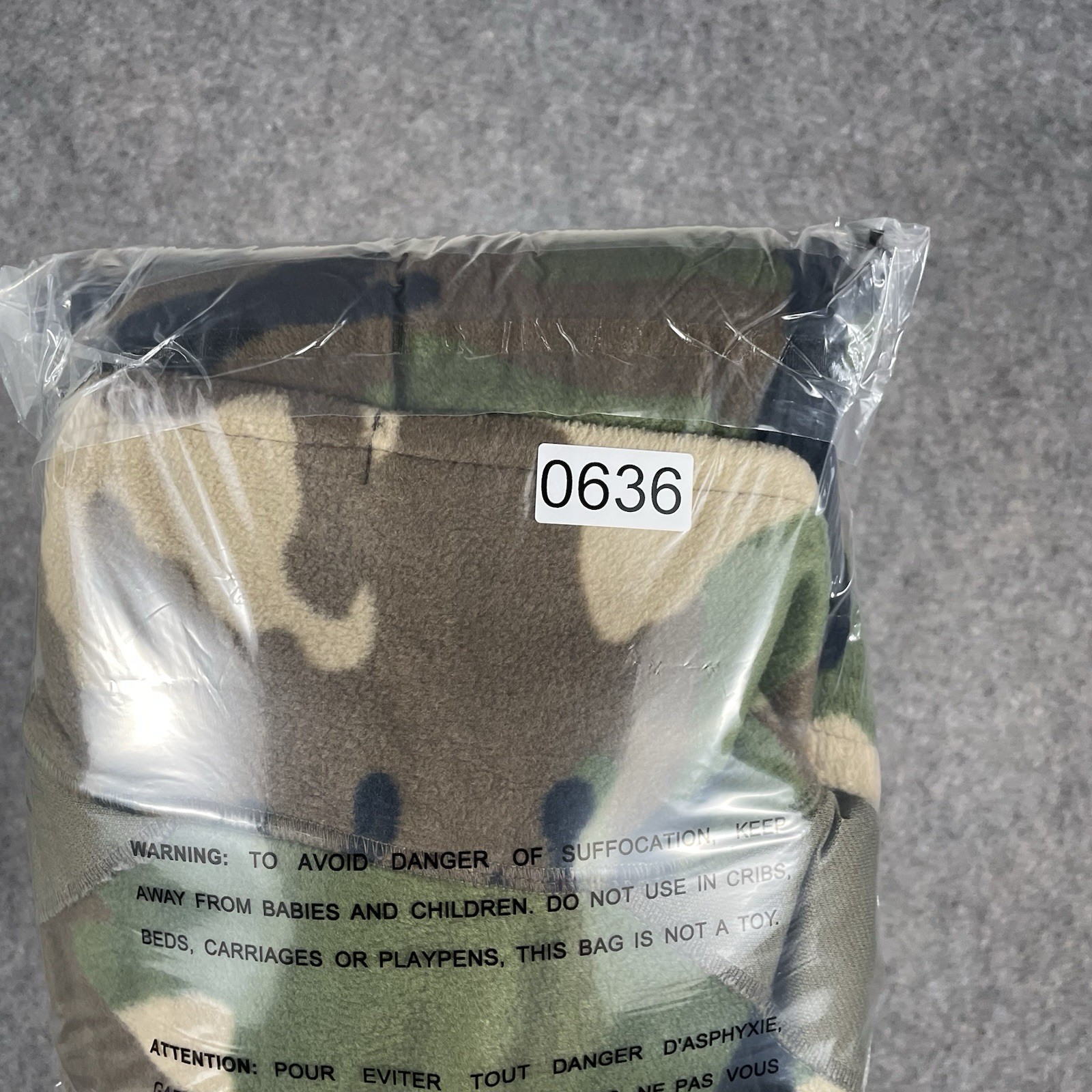 Mil-Tec By Strum Fleece Jacket Mens 2XL Camo Military Winter Full Zip Vintage