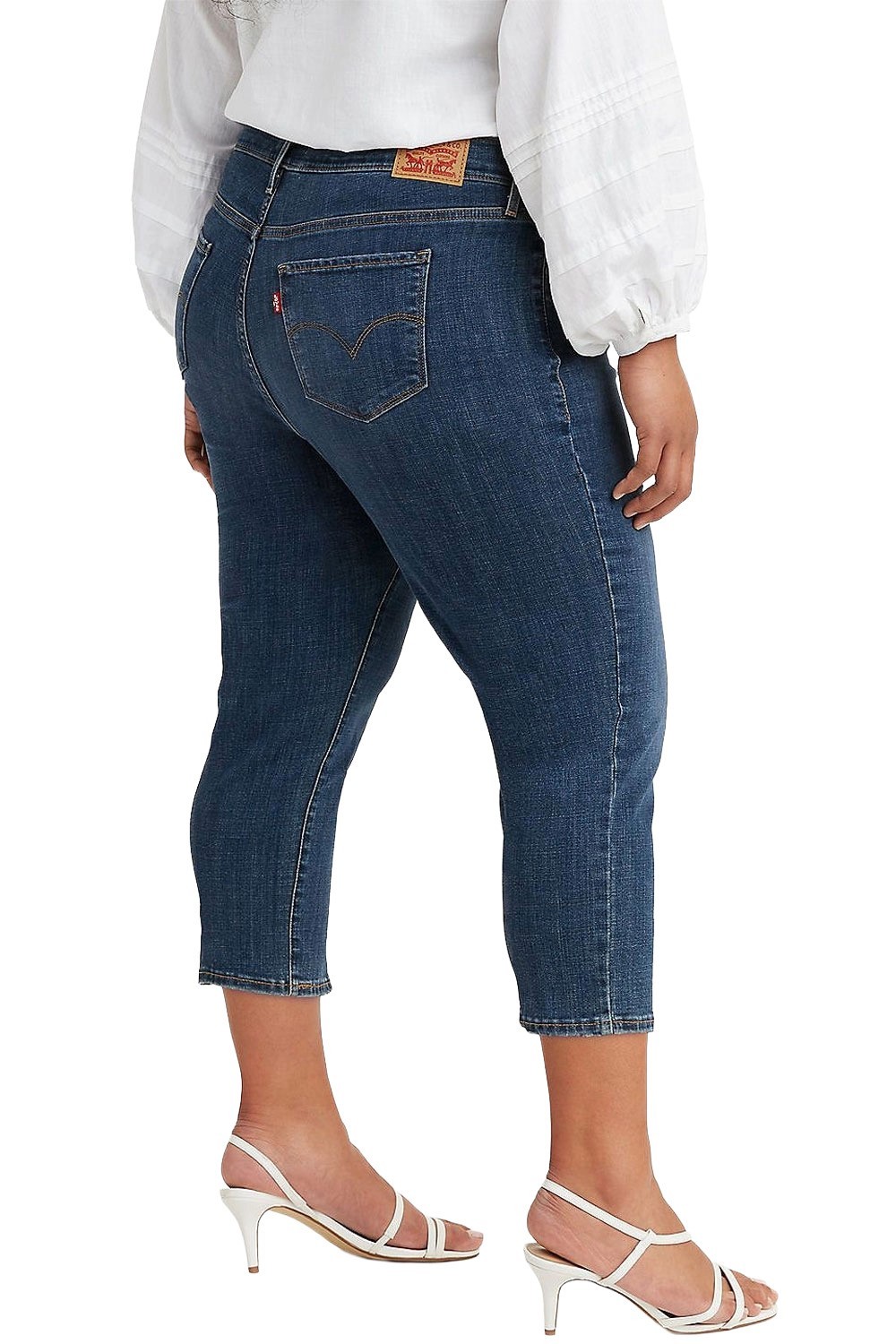Levi’s Womens Plus Size 311 Shaping Skinny Capri Jeans 20W Lapis Amidst NWT $65