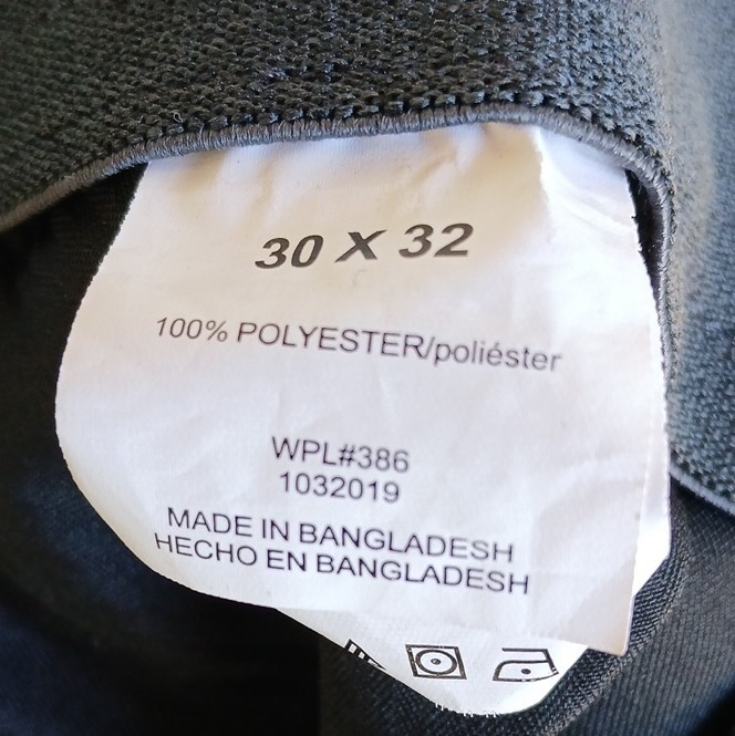 Haggar Men’s Black Flat Front Dress Pants 30W Classic Fit Straight Leg