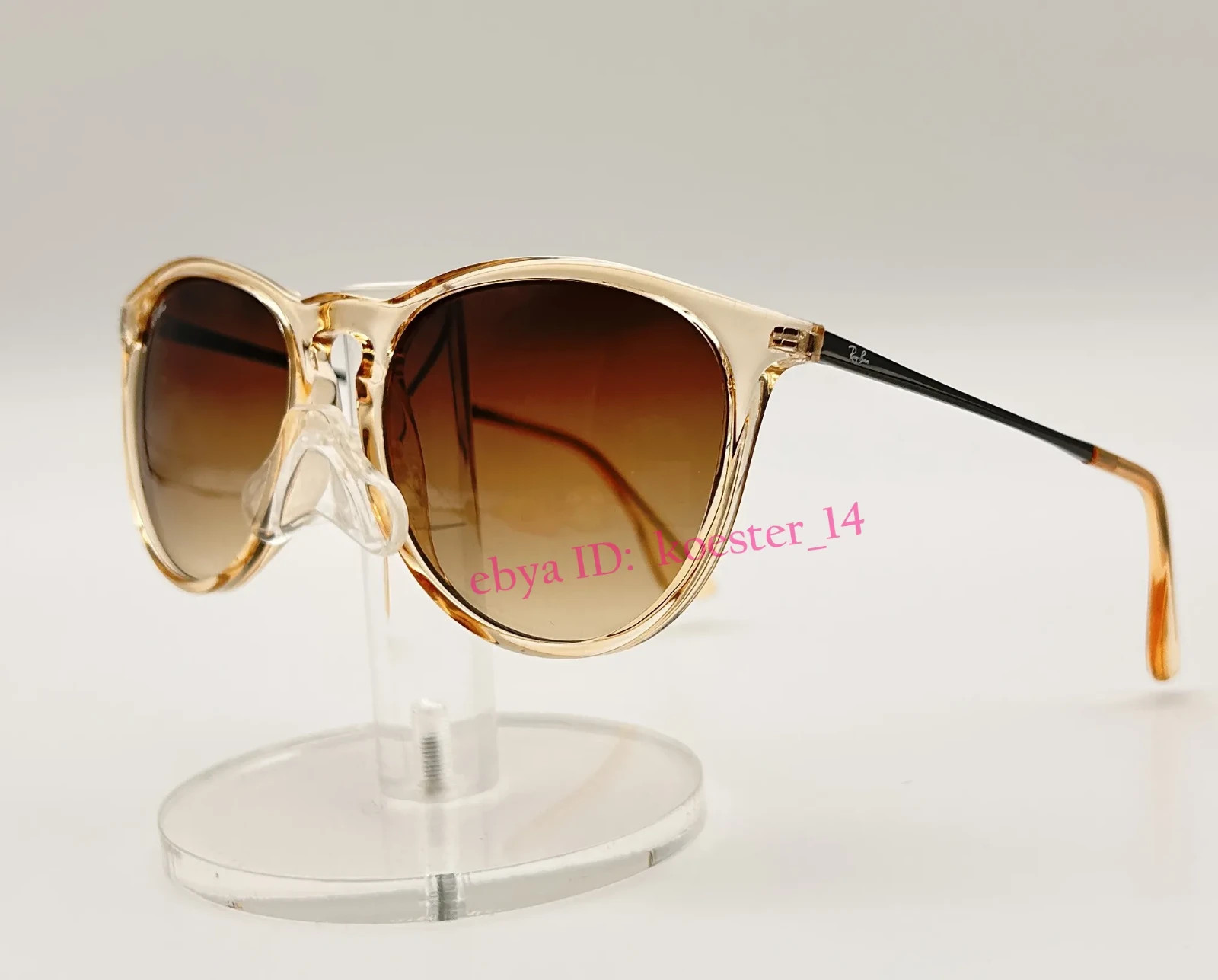 *New* Ray-Ban Erika RB4171 Sunglasses Brown Frame Gradient Lens UV400