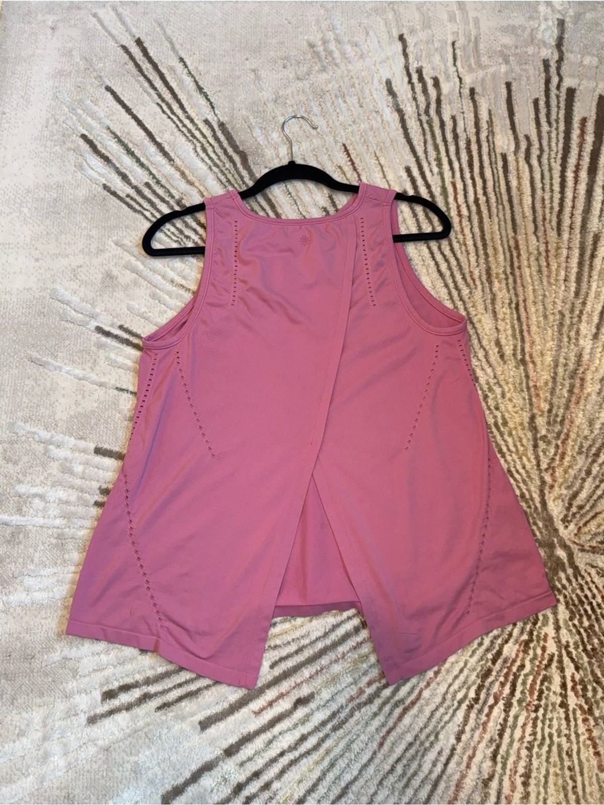 Athleta Foothill Tank Top Pink Workout Tank Activewear Yoga Gym Fitness Lounge