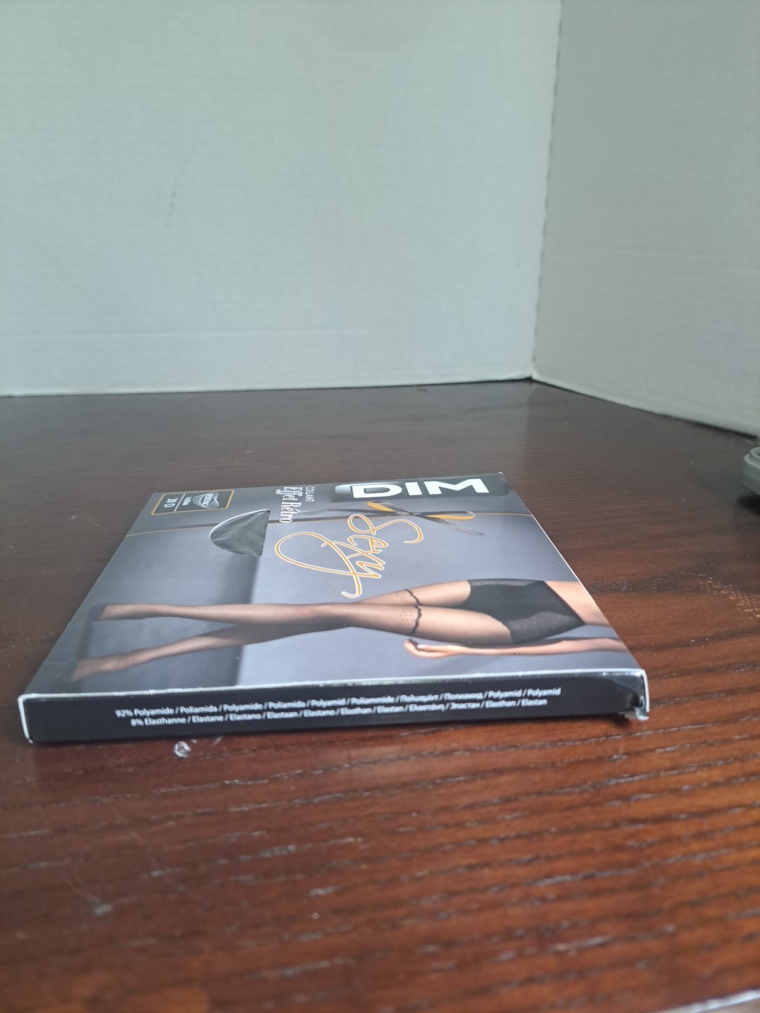 DIM Sexy Collant Effet Retro Black Panty Hose Size 1/2