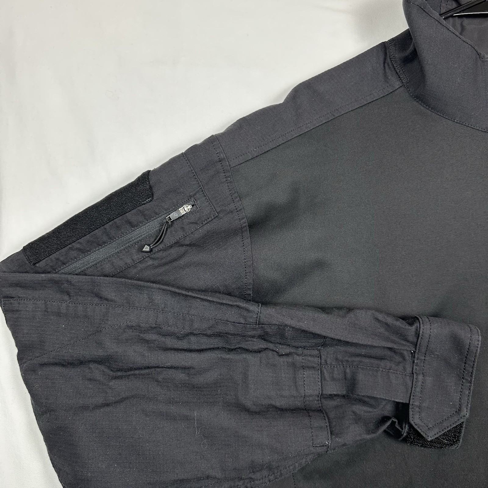 First Tactical Duty Shirt Mens Black 2XL 1/4 Zip Cordura Heavy Duty Combat Top