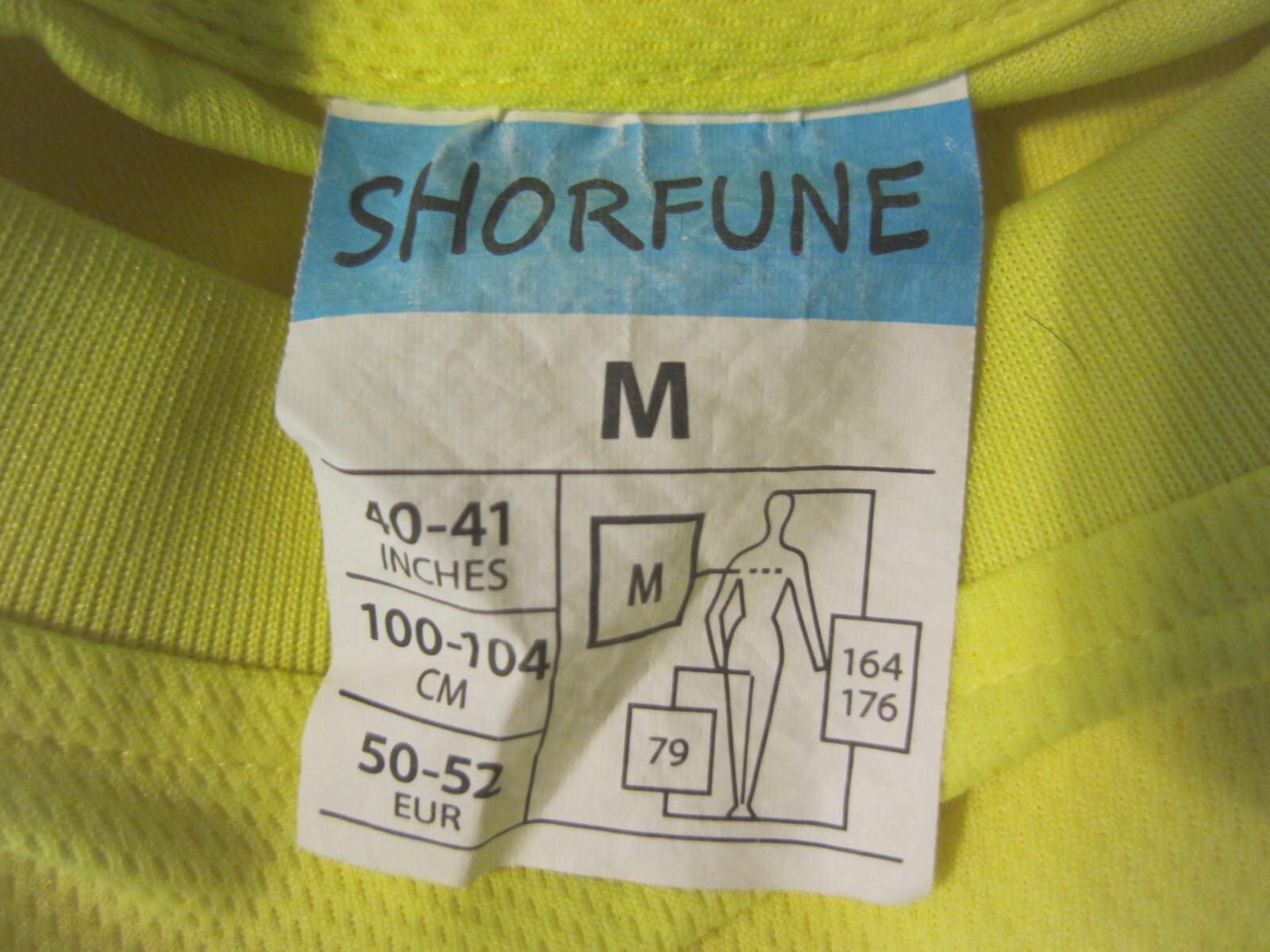 High Visibility Safety Yellow T Shirt Short Sleeve Reflective Size Medium