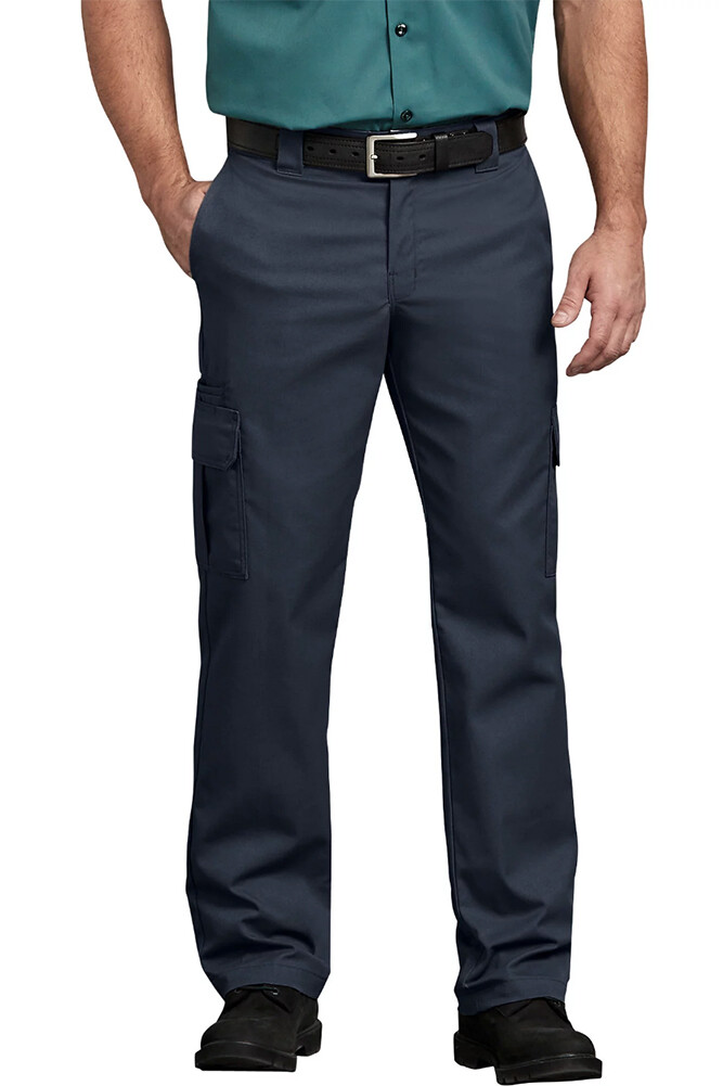 Dickies Mens Flex WP595 Regular Fit Straight Leg Work Uniform Pocket Cargo Pants