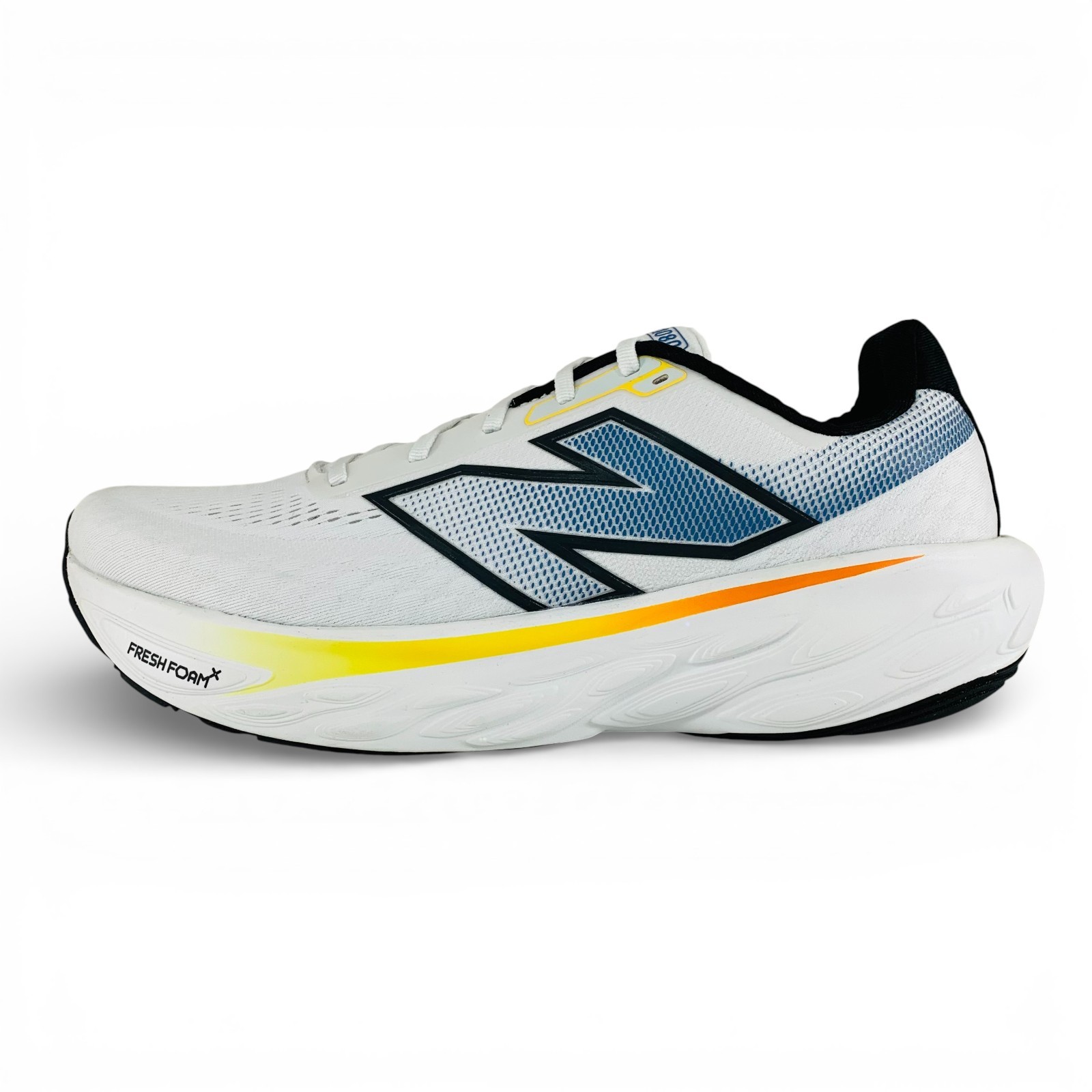New Balance Fresh Foam X 1080v14 White Black Blue Men’s Running Shoes M108014T