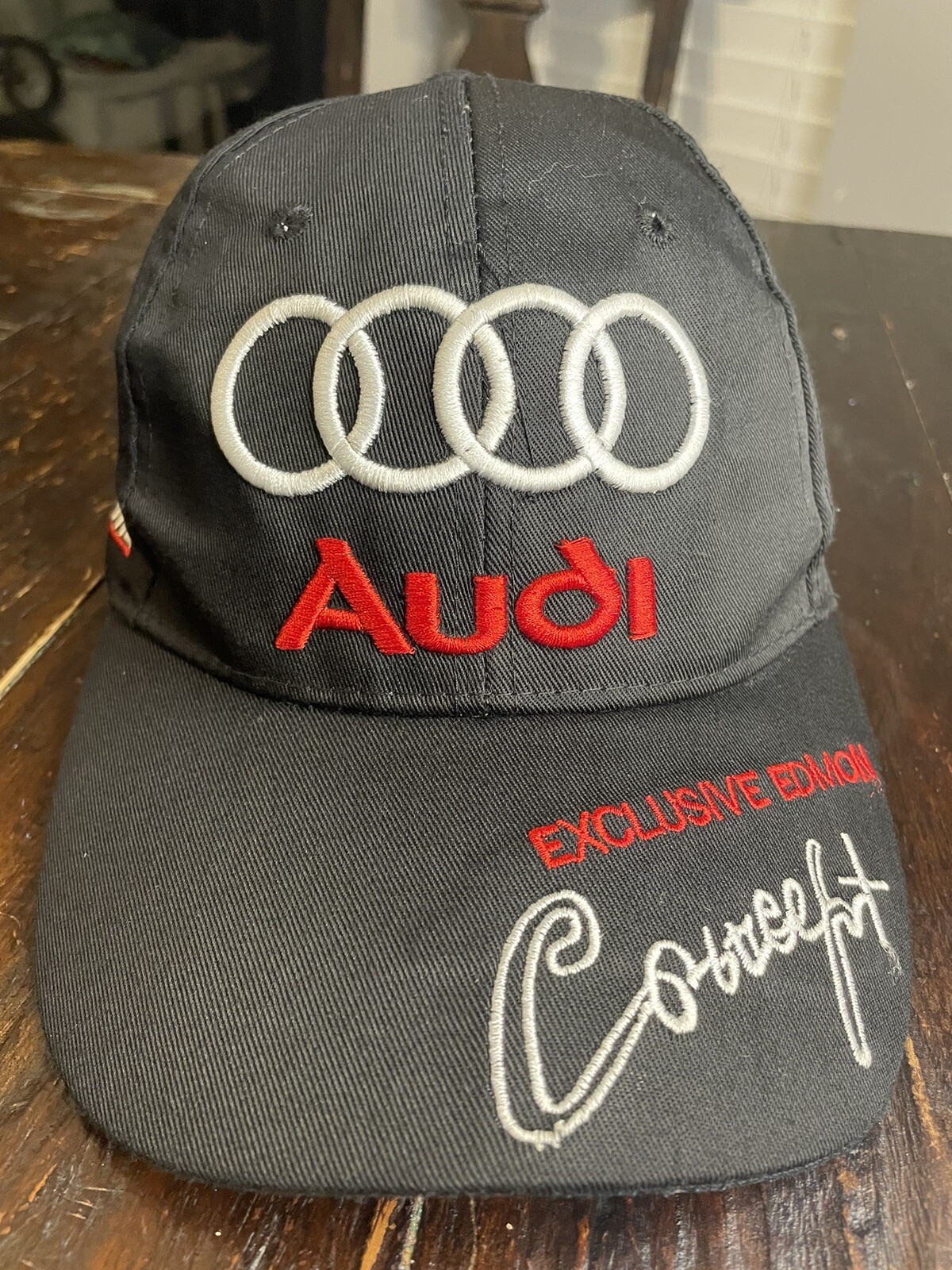 Audi Concept Automobiles Exclusive Edmon Line Power Black Adjustable Hat Cap