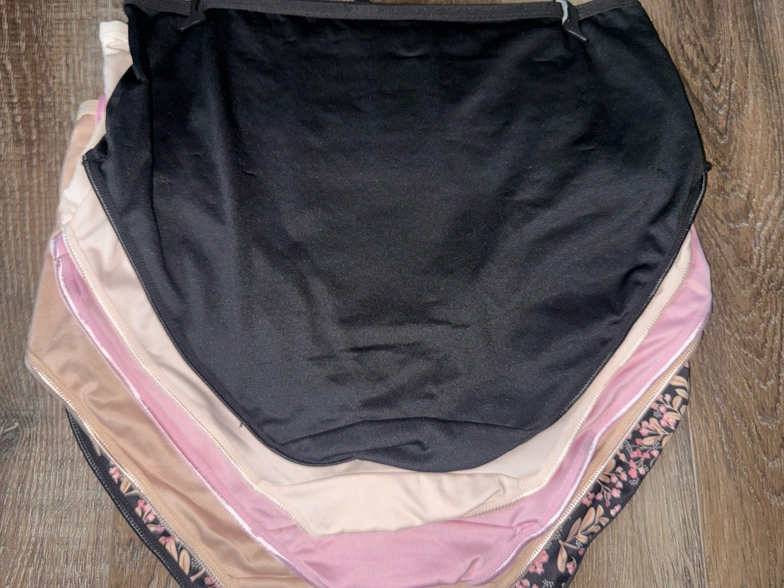 Kathy Ireland Womens Brief Underwear Panties Multicolor 5-Pair Polyester (G) ~ M