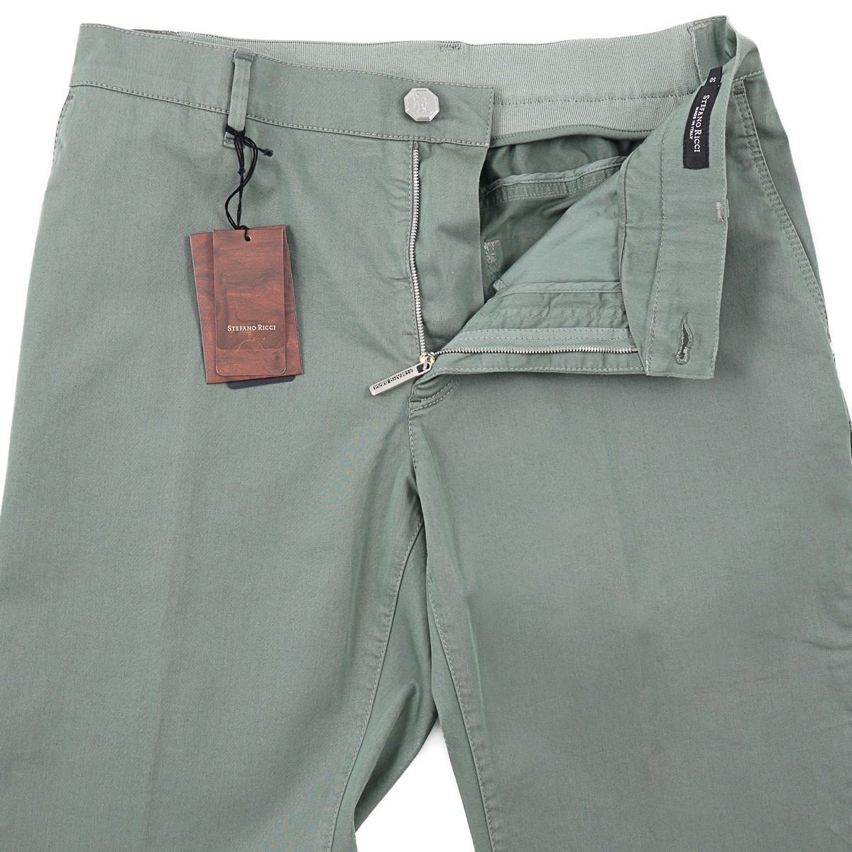 Stefano Ricci Cotton 5-Pocket Pants with Knit Waistband 34 (Eu 50) NWT Jeans
