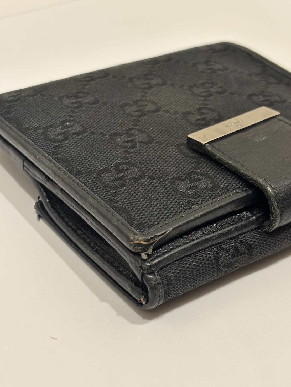 GUCCI gg canvas bifold wallet From Japan Authentic