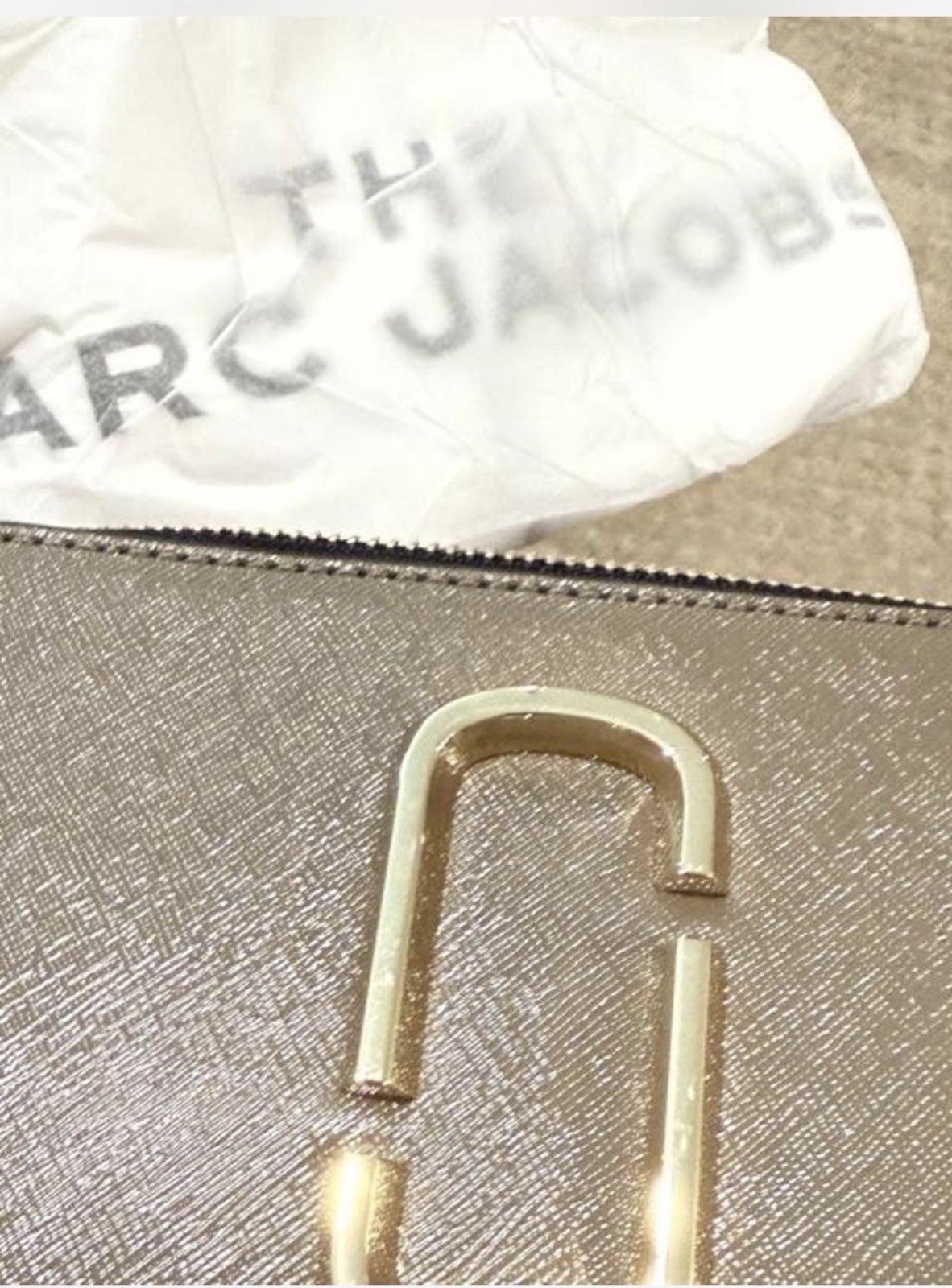 Marc Jacobs Snapshot Crossbody French Grey Multi M0014146 NWT Dust Bag $295