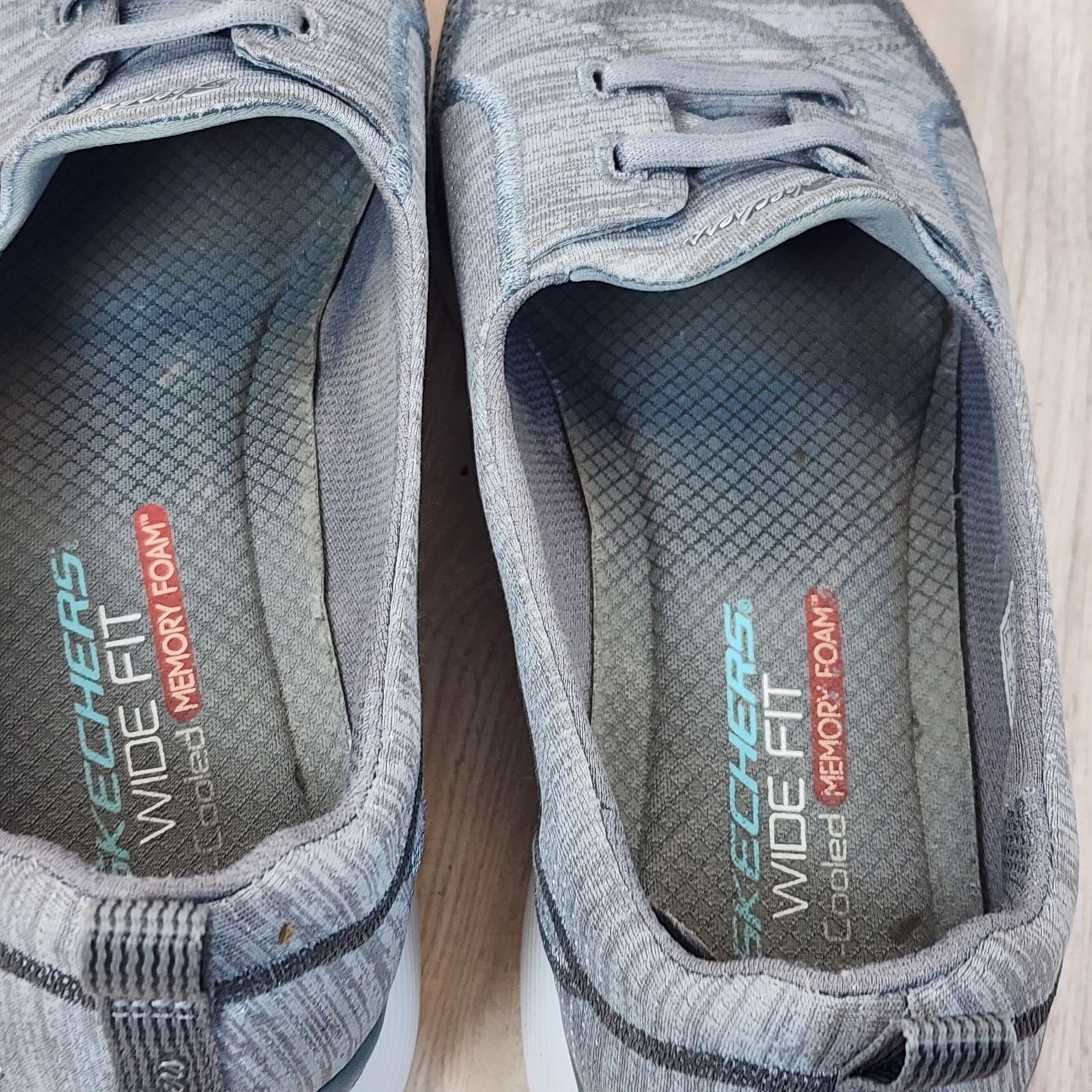 Skechers Microburst 2.0 Slip On Topnotch Womens Size 8 Gray Memory Foam