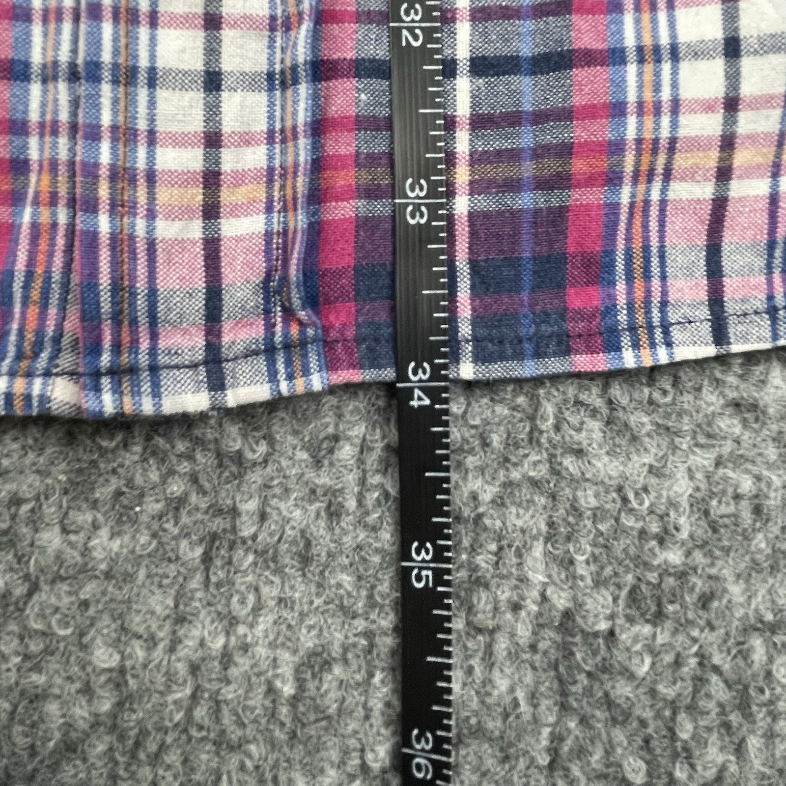 Vintage NORSPORT Shirt Men’s Extra Large Madras Button Up Plaid Checkered Preppy
