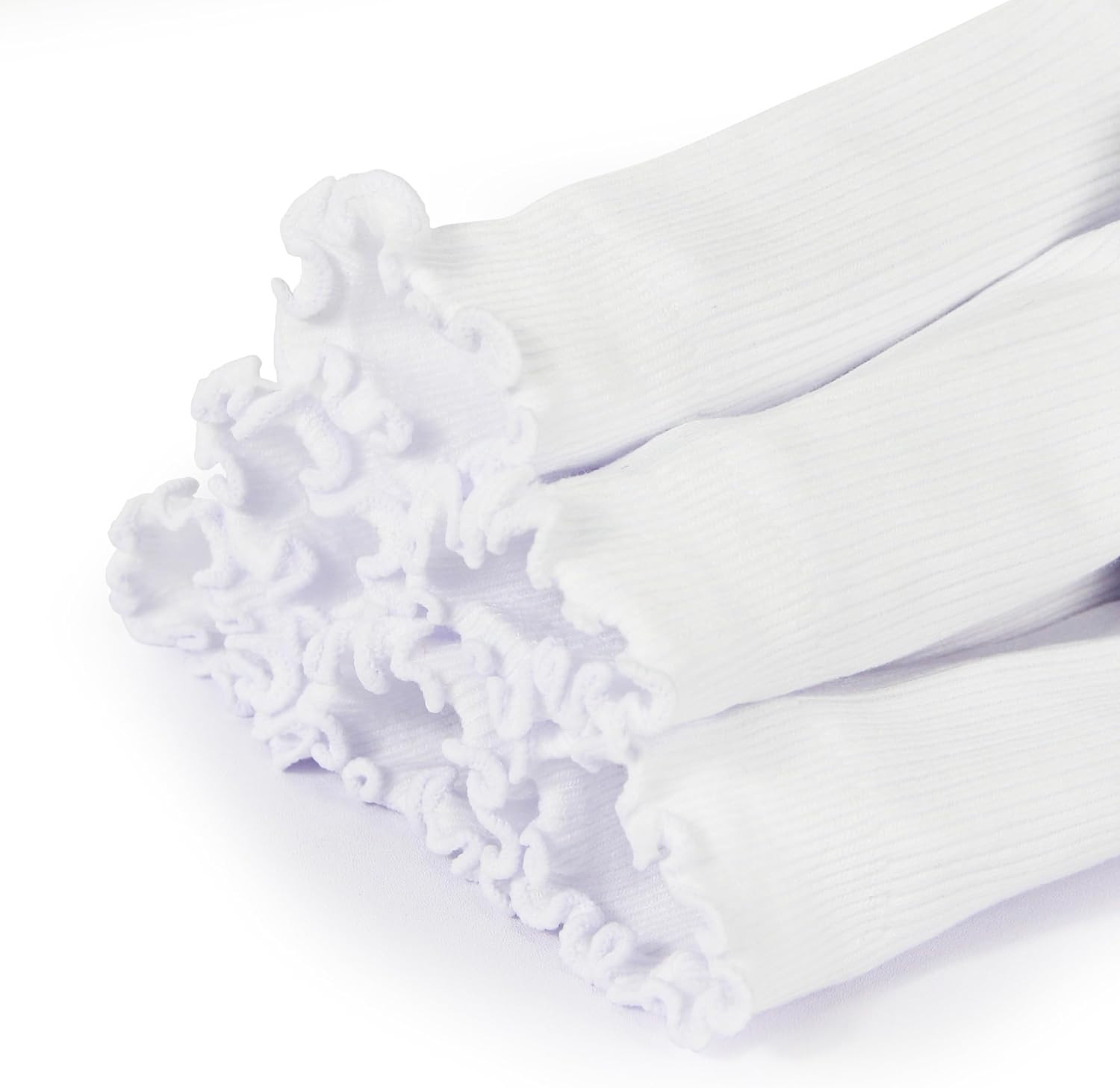 Ruffle Socks Women – Turn-Cuff Frilly Sock – Lightweight Cotton Sock – Athletic