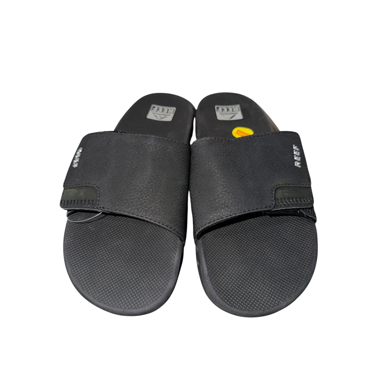 Reef Fanning Slide Mens Black Athletic Sandals Bottle Opener CI3632 Size 7
