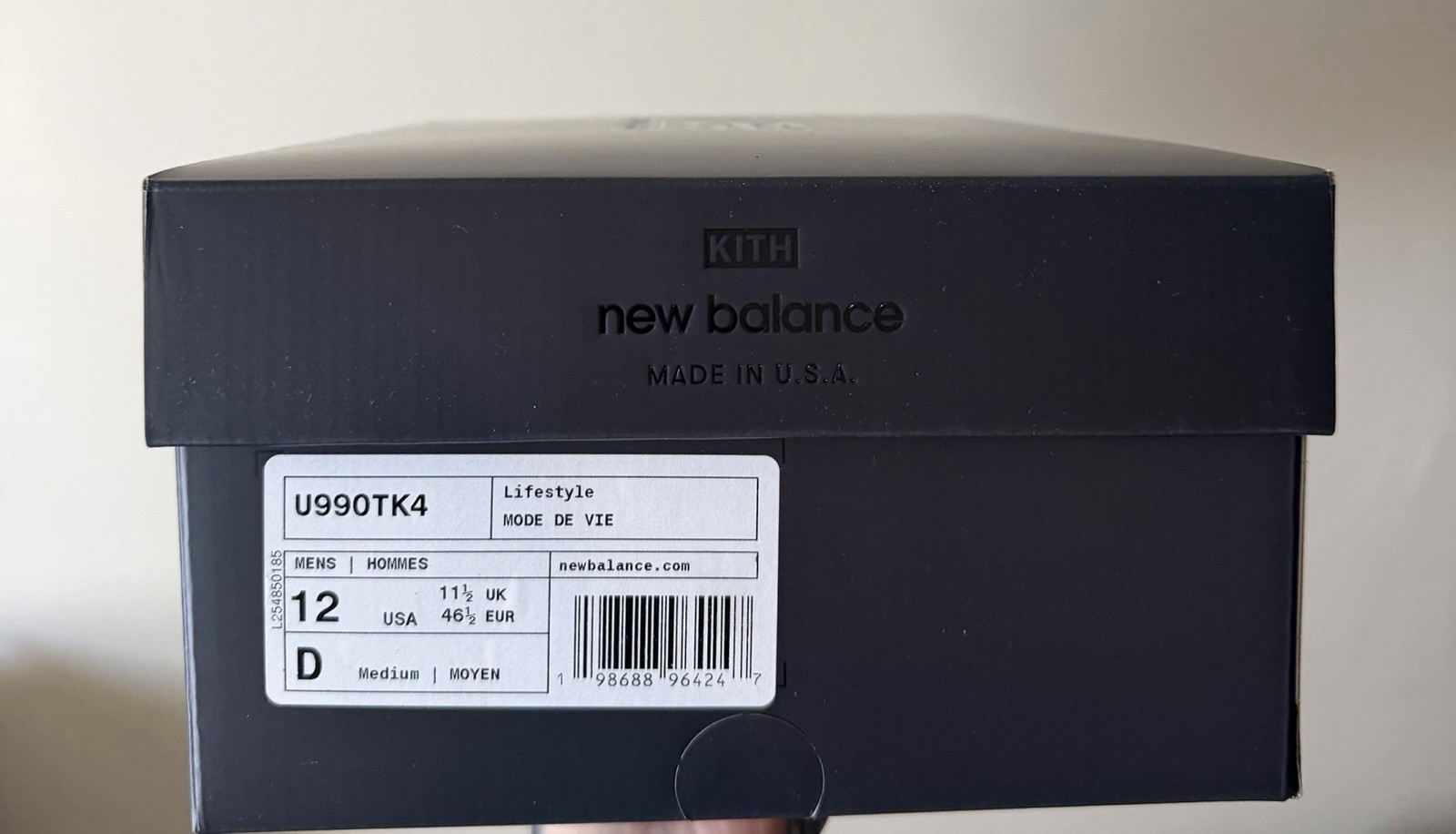 New Balance x Kith 990v4 Made in USA Brown Men’s Low Top Sneakers U990TK4