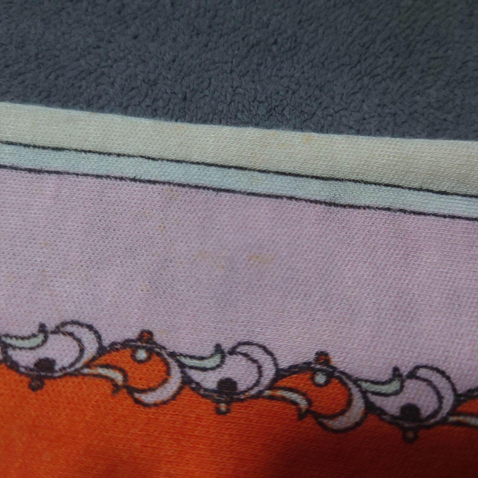Emilio Pucci Scarf rectangle 200cm 78″ 15cm 5″ viscose wool orange brown pink